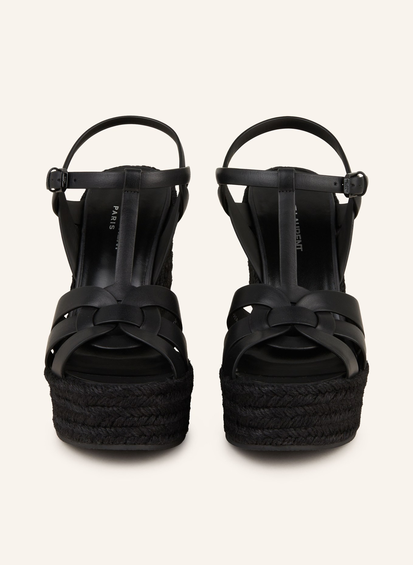 Saint laurent tribute wedge sandal on sale