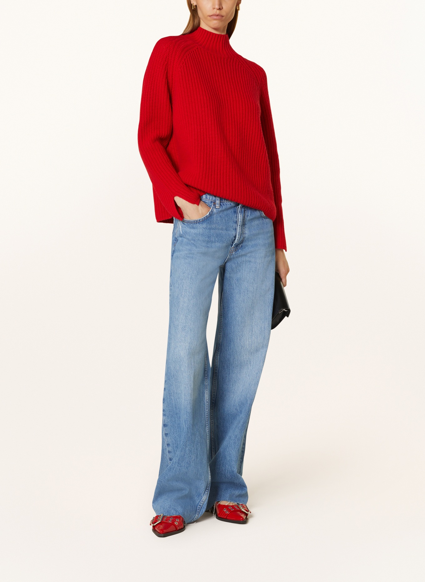 lilienfels Sweater with cashmere, Color: RED (Image 2)