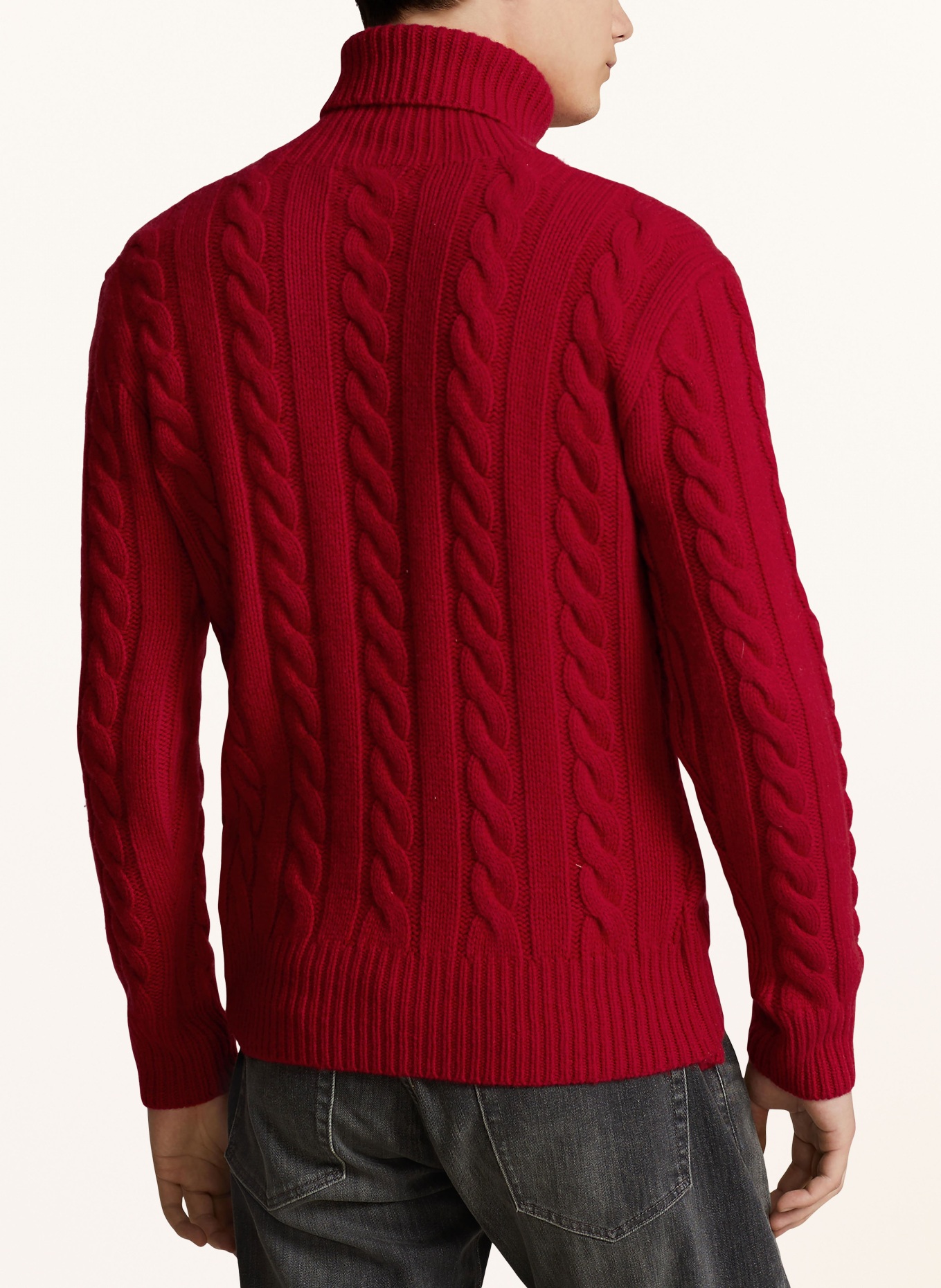 POLO RALPH LAUREN Rollkragenpullover: ROT