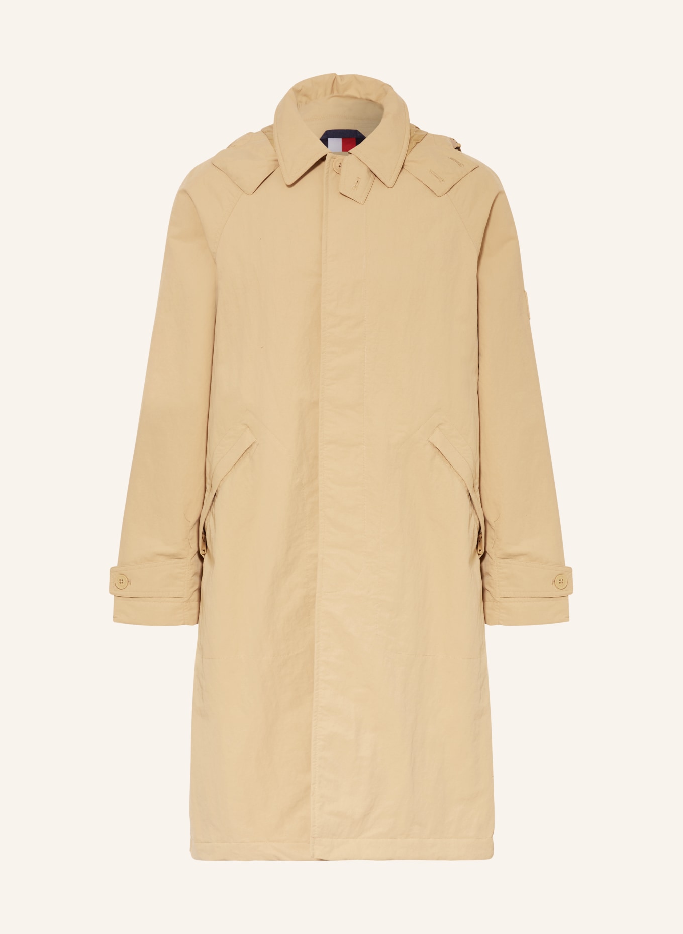 TOMMY HILFIGER Parka with detachable hood, Color: LIGHT BROWN (Image 1)