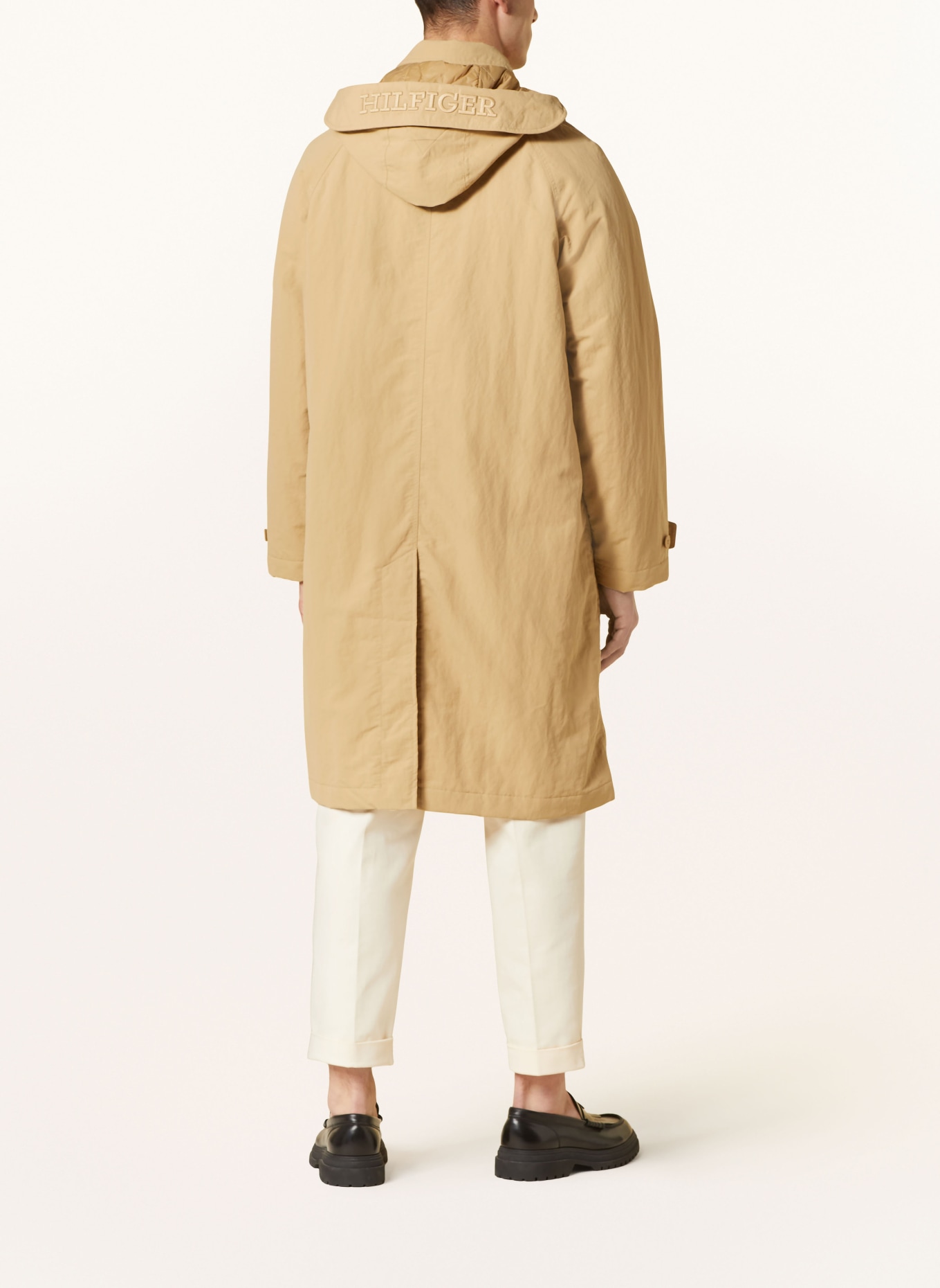 TOMMY HILFIGER Parka with detachable hood, Color: LIGHT BROWN (Image 3)