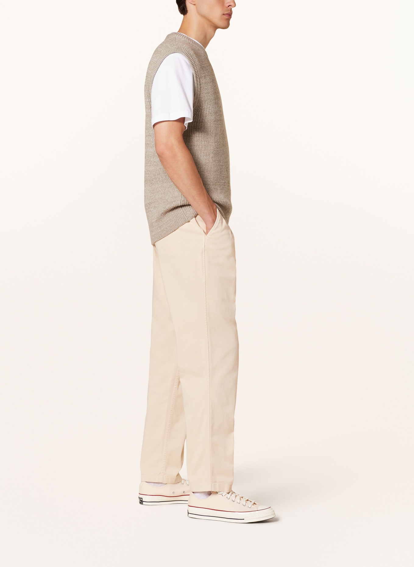 NORSE PROJECTS Trousers EZRA relaxed fit, Color: CREAM (Image 4)