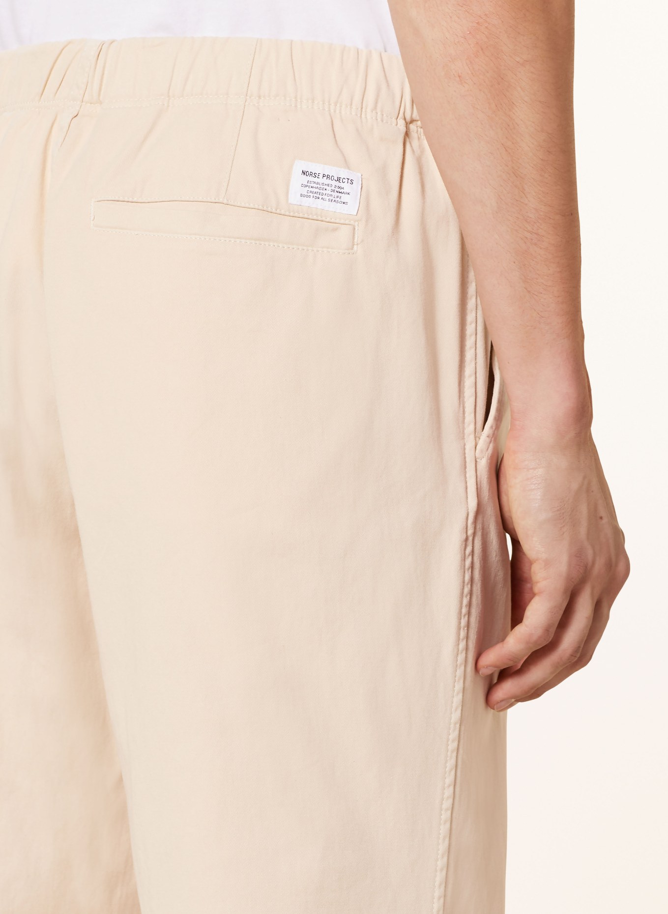 NORSE PROJECTS Hose EZRA Relaxed Fit, Farbe: CREME (Bild 6)