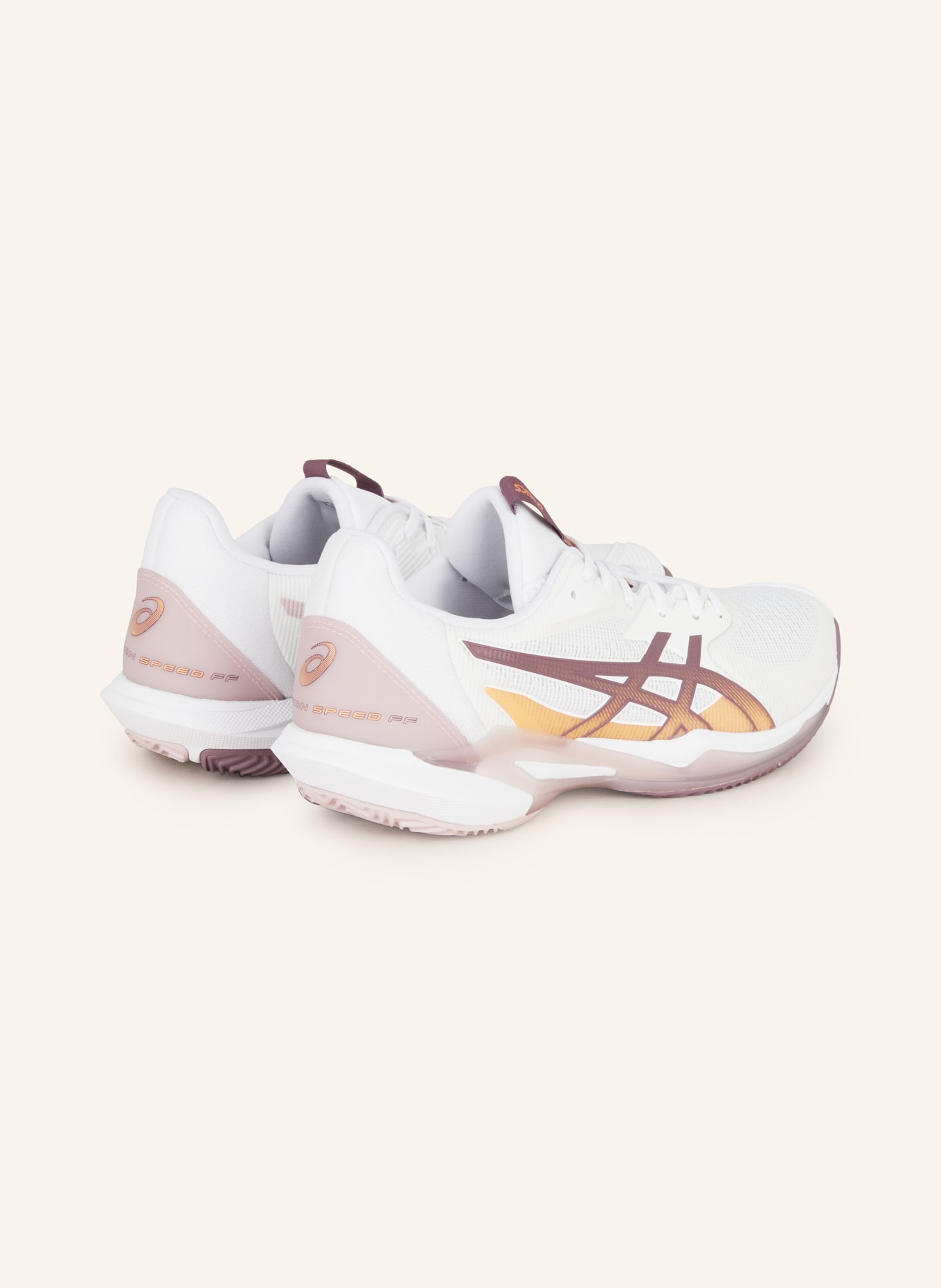 ASICS Tennis shoes SOLUTION SPEED FF 3 CLAY, Color: WHITE/ ROSE (Image 2)