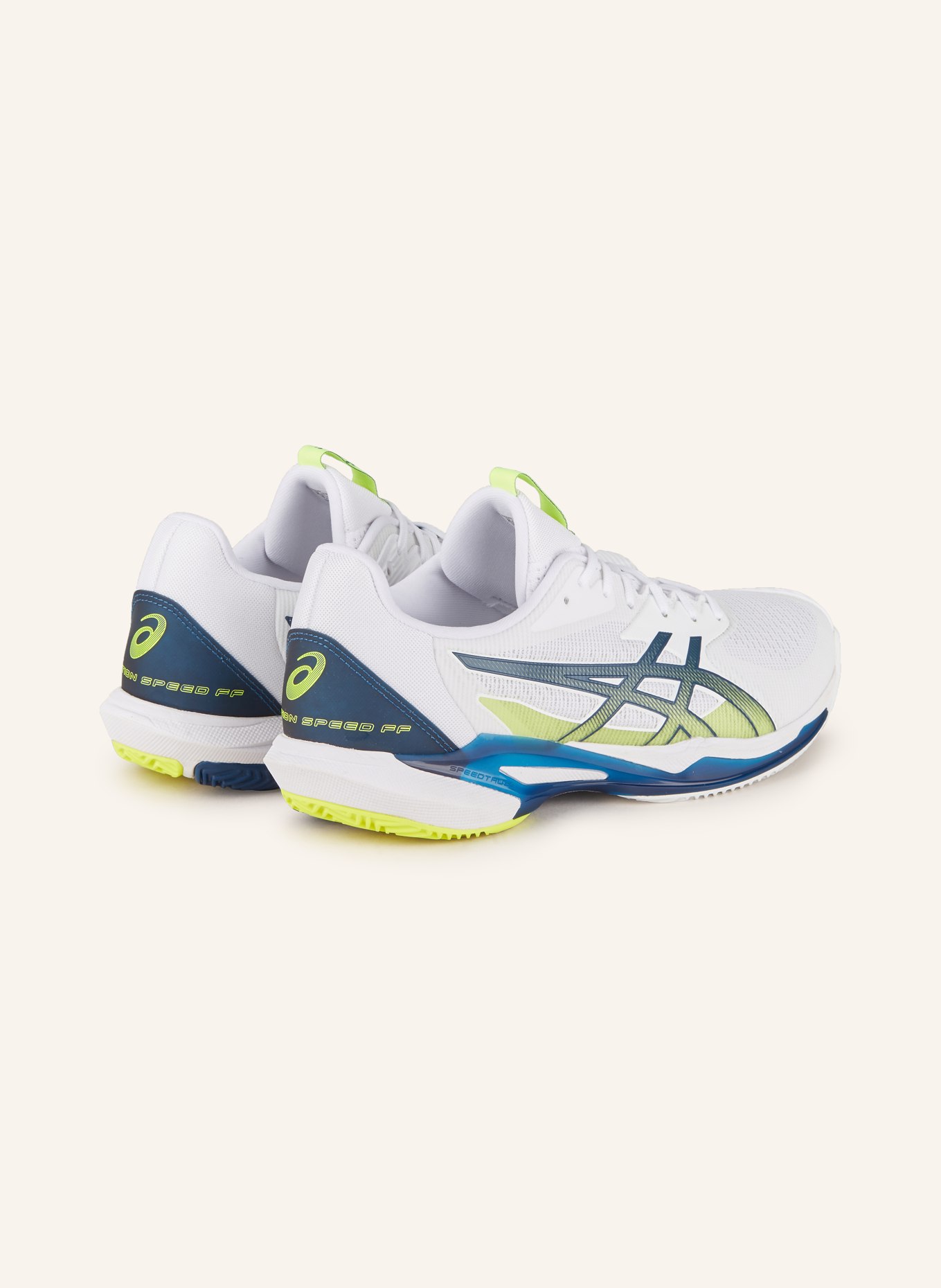 ASICS Buty do tenisa SOLUTION SPEED™ FF 3 CLAY, Kolor: BIAŁY/ NIEBIESKI (Obrazek 2)