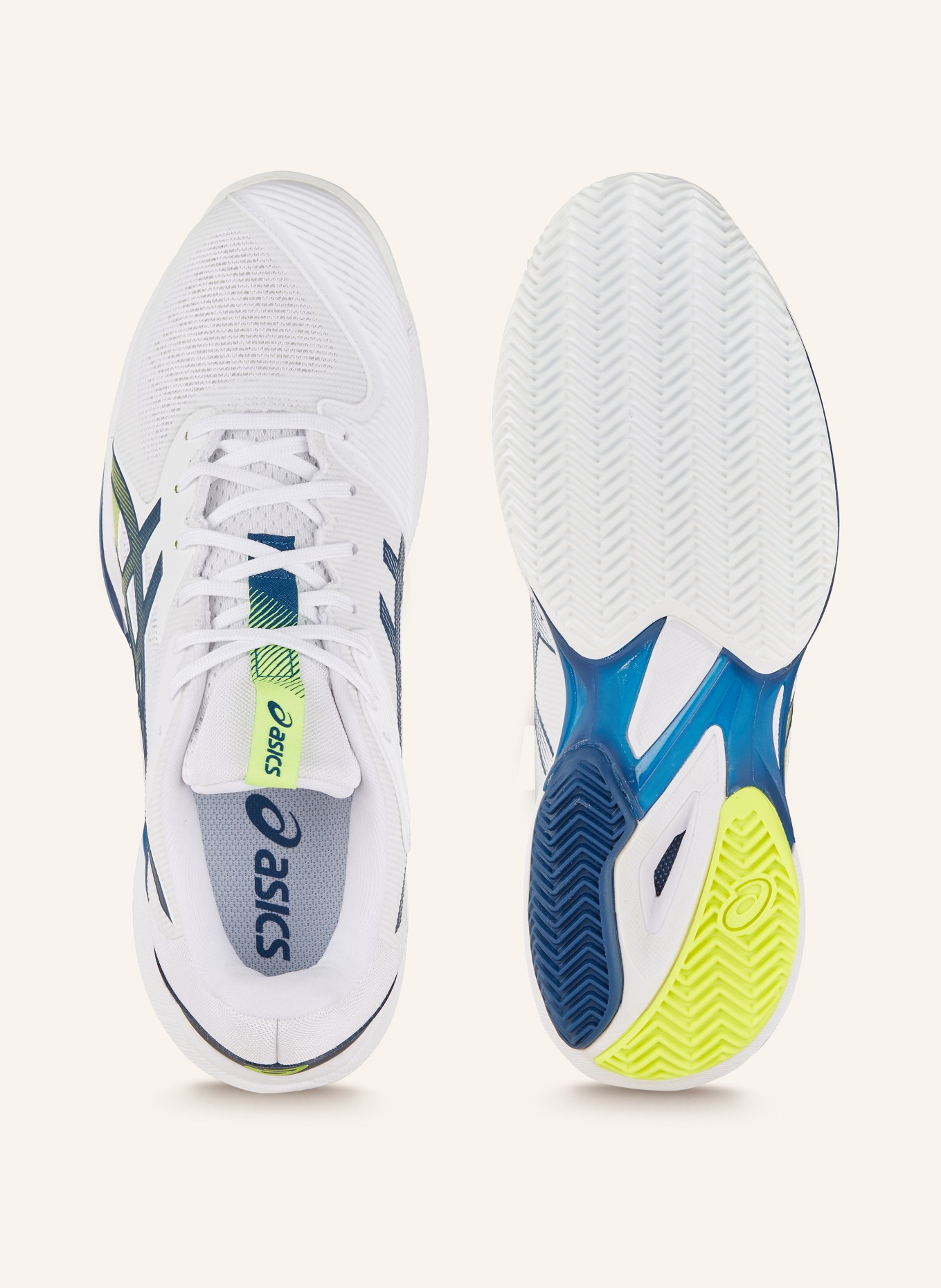 ASICS Buty do tenisa SOLUTION SPEED™ FF 3 CLAY, Kolor: BIAŁY/ NIEBIESKI (Obrazek 5)