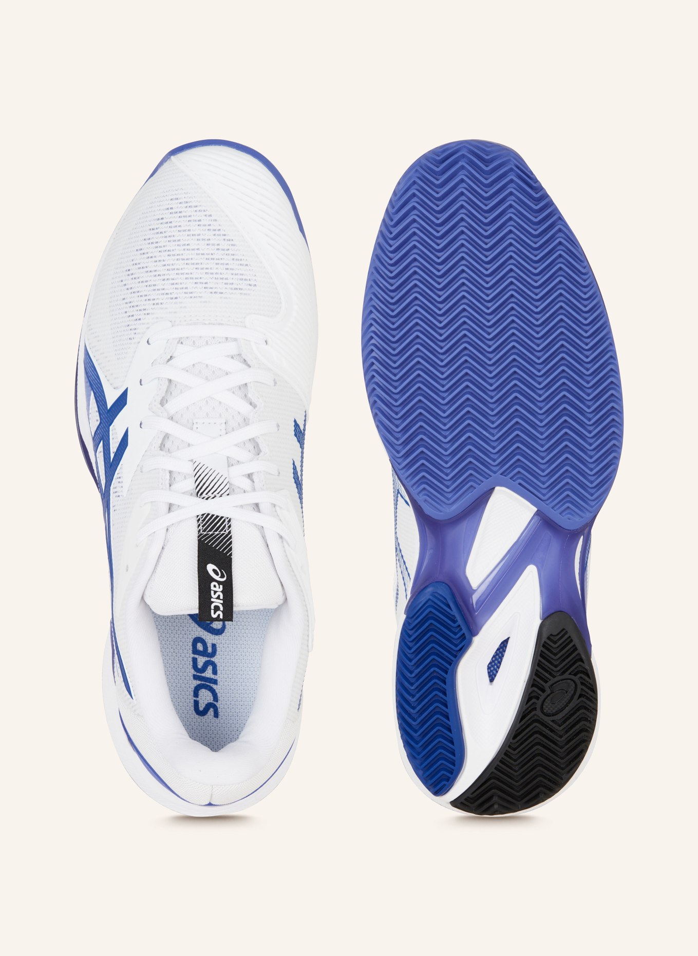 ASICS Buty do tenisa SOLUTION SPEED™ FF 3 CLAY, Kolor: BIAŁY/ NIEBIESKI (Obrazek 5)