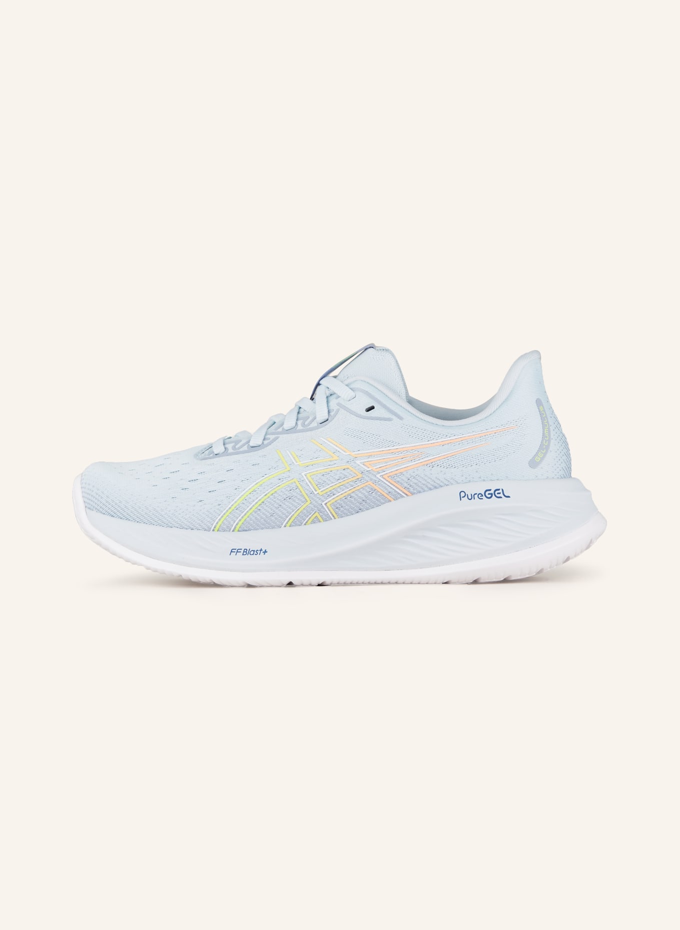 ASICS Running shoes GEL-CUMULUS 26, Color: LIGHT BLUE/ YELLOW (Image 4)