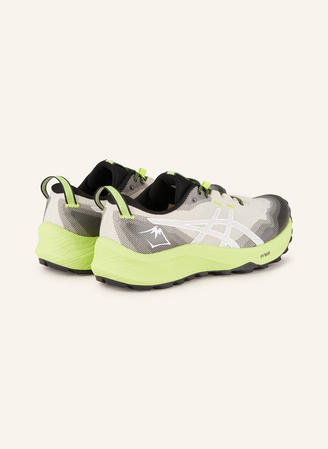 ASICS Trail running shoes GEL-TRABUCO™ 12, Color: NEON GREEN/ BLACK/ WHITE (Image 2)