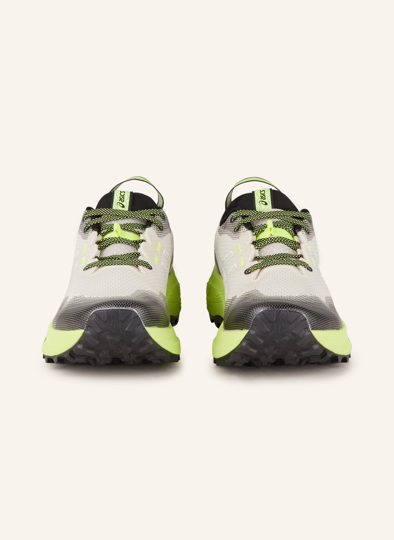 ASICS Trail running shoes GEL-TRABUCO™ 12, Color: NEON GREEN/ BLACK/ WHITE (Image 3)