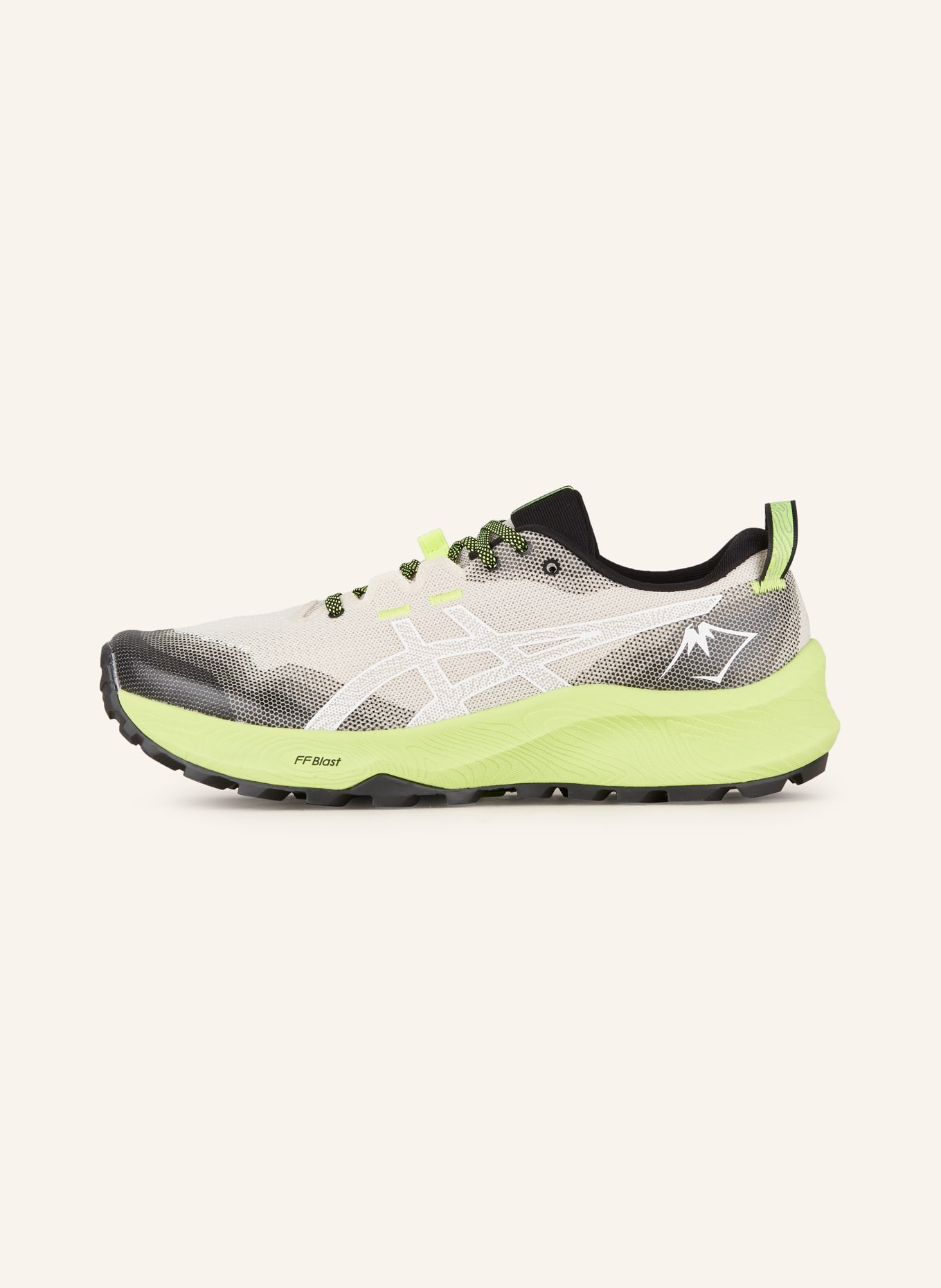 ASICS Trail running shoes GEL-TRABUCO™ 12, Color: NEON GREEN/ BLACK/ WHITE (Image 4)