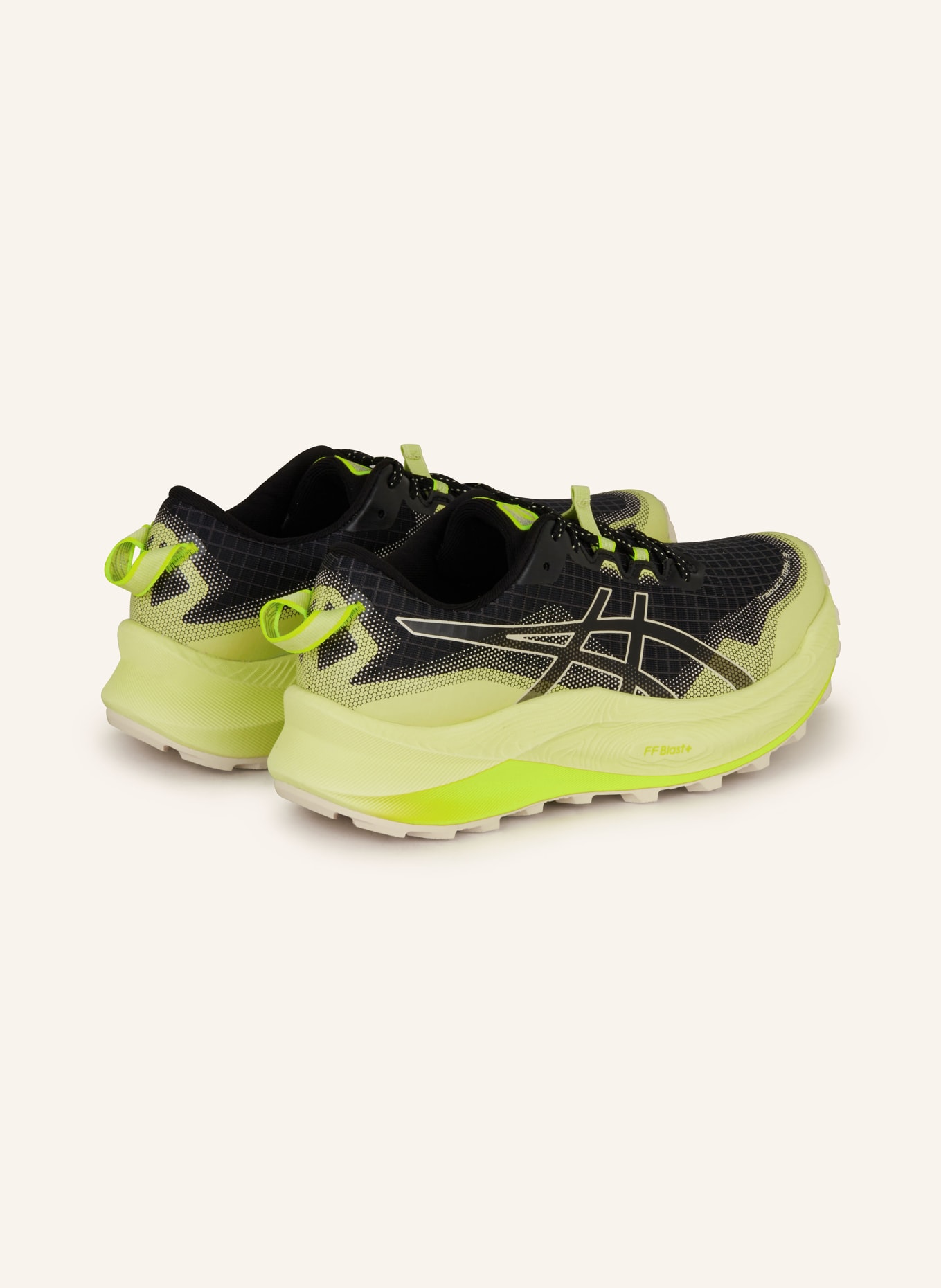 ASICS Trail running shoes TRABUCO MAX™ 3, Color: BLACK/ NEON YELLOW (Image 2)