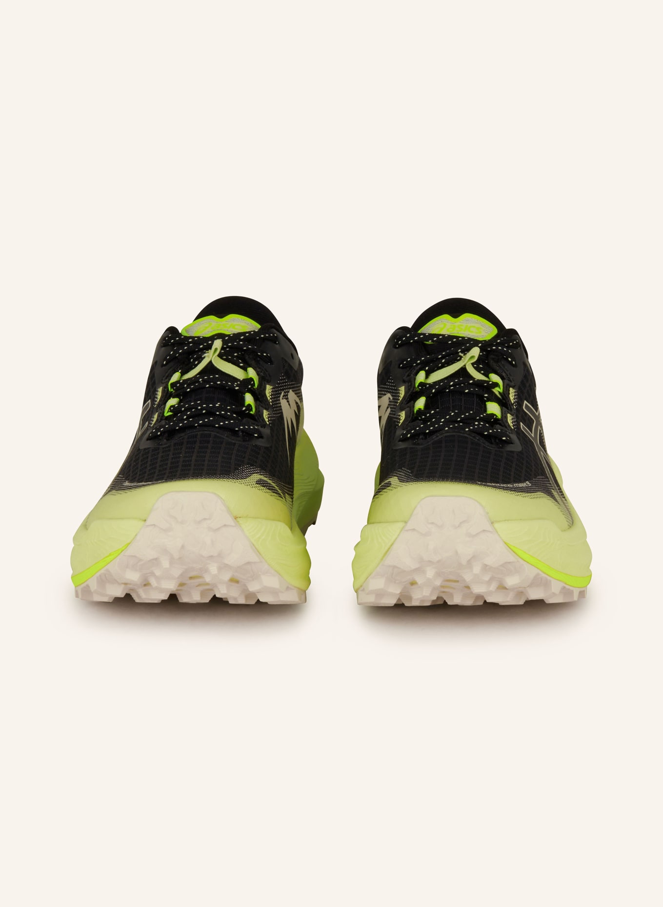 ASICS Trail running shoes TRABUCO MAX™ 3, Color: BLACK/ NEON YELLOW (Image 3)