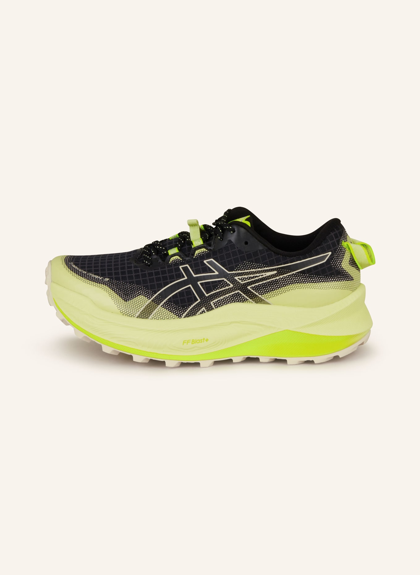 ASICS Trail running shoes TRABUCO MAX™ 3, Color: BLACK/ NEON YELLOW (Image 4)
