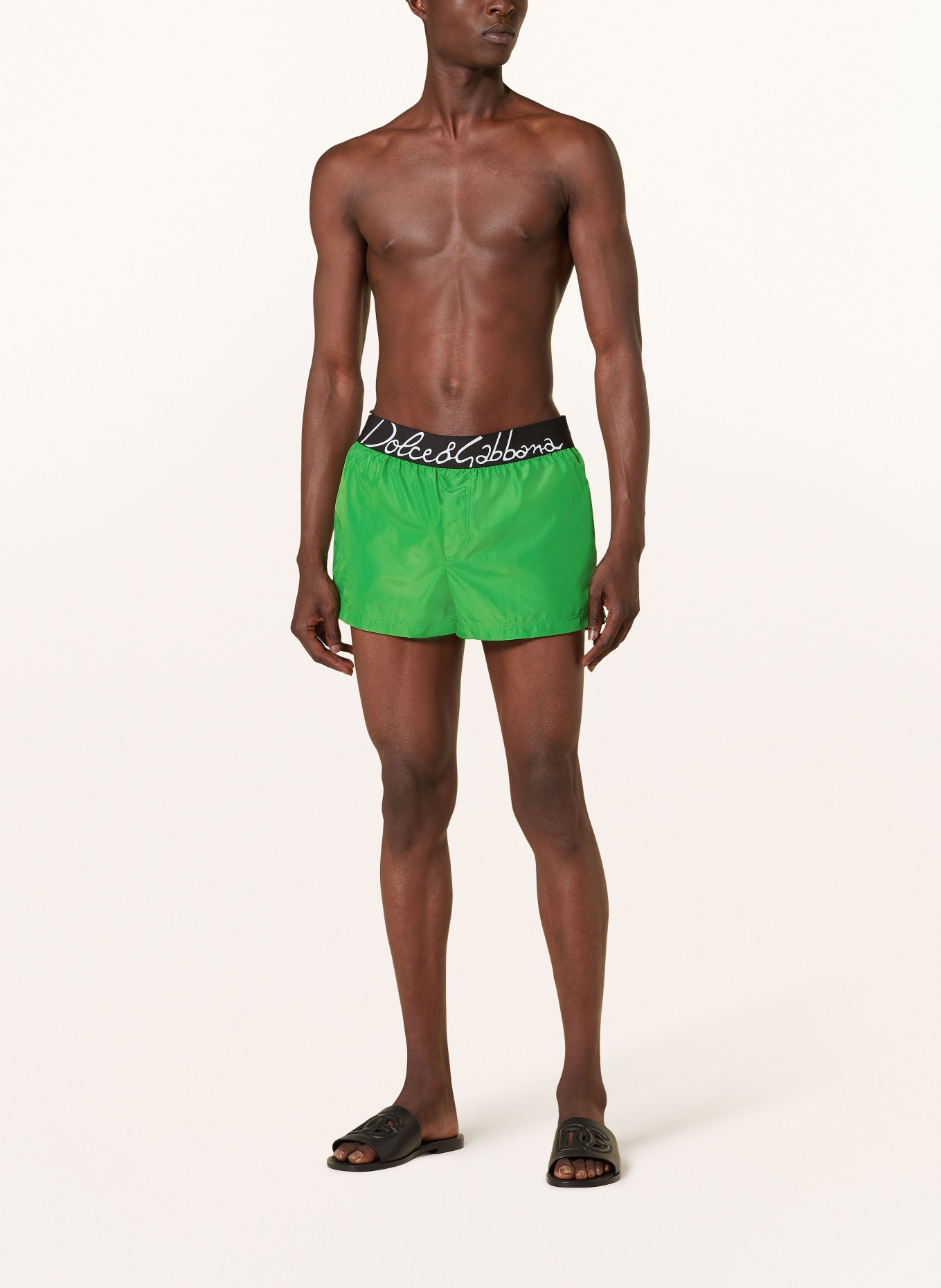 DOLCE & GABBANA Koupací šortky: ZELENÁ