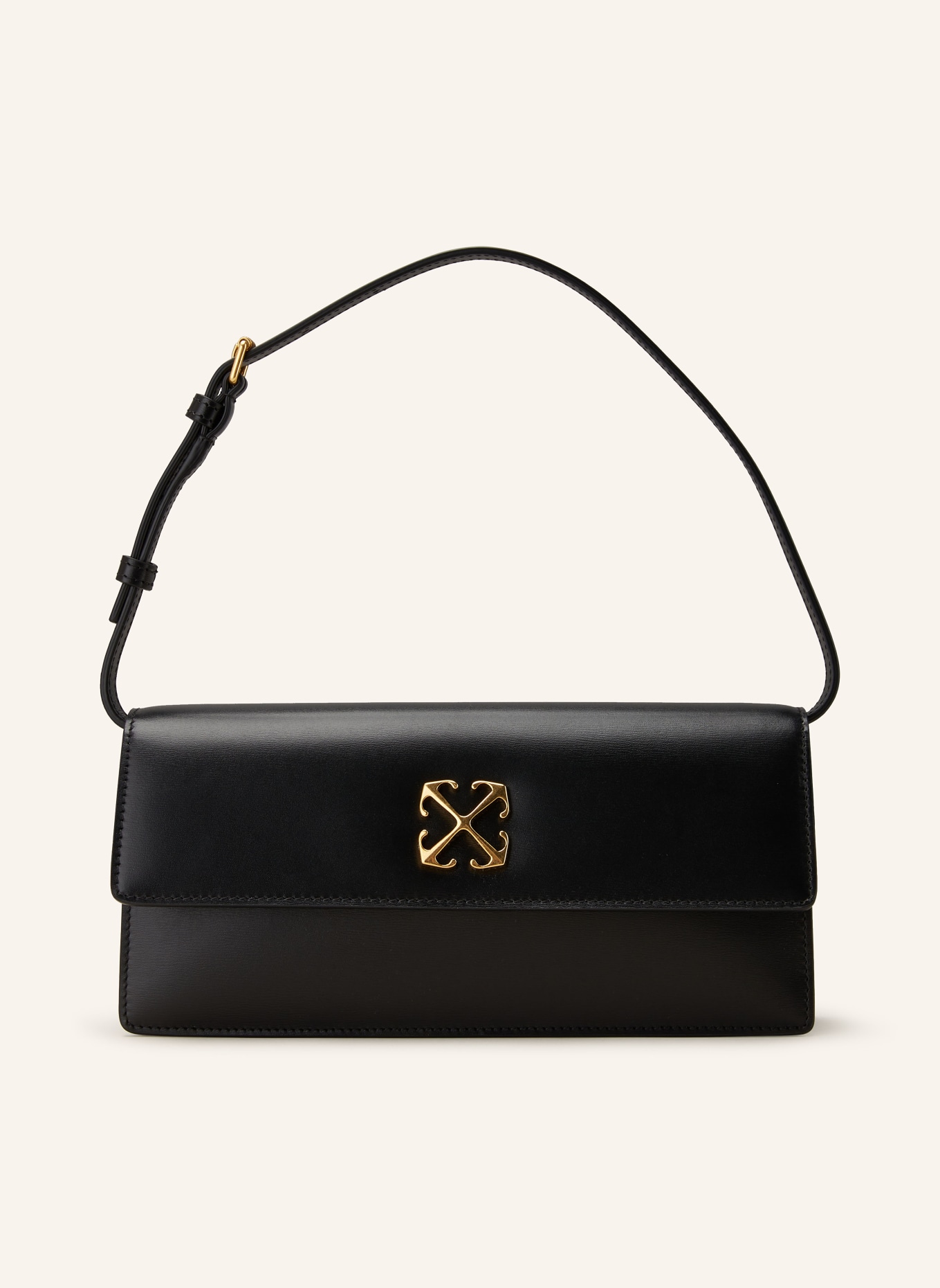 Off white leather goods sale