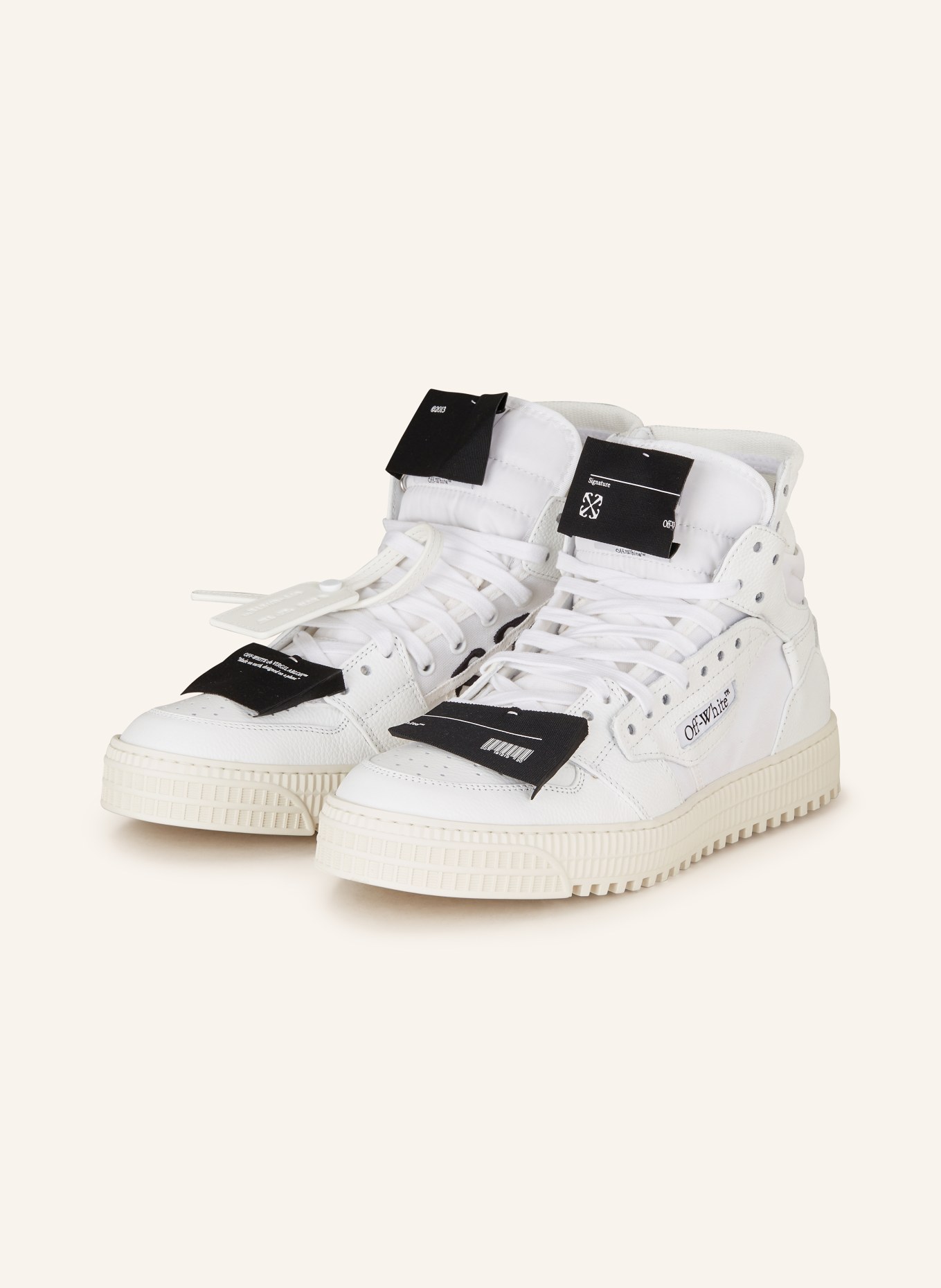 Off white sneakers high top hotsell