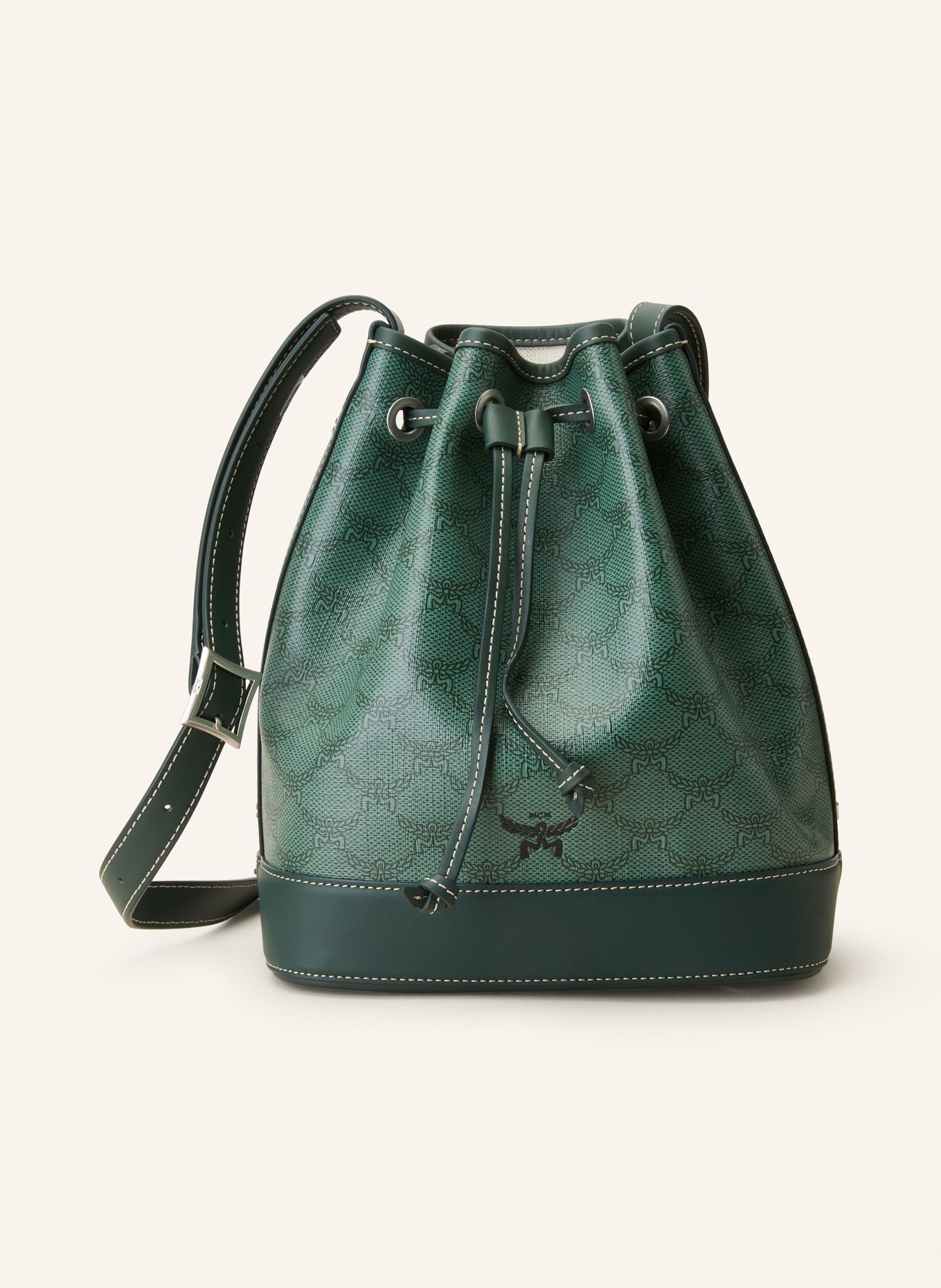 MCM Beuteltasche HIMMEL MEDIUM mit Pouch: DUNKELGRÜN