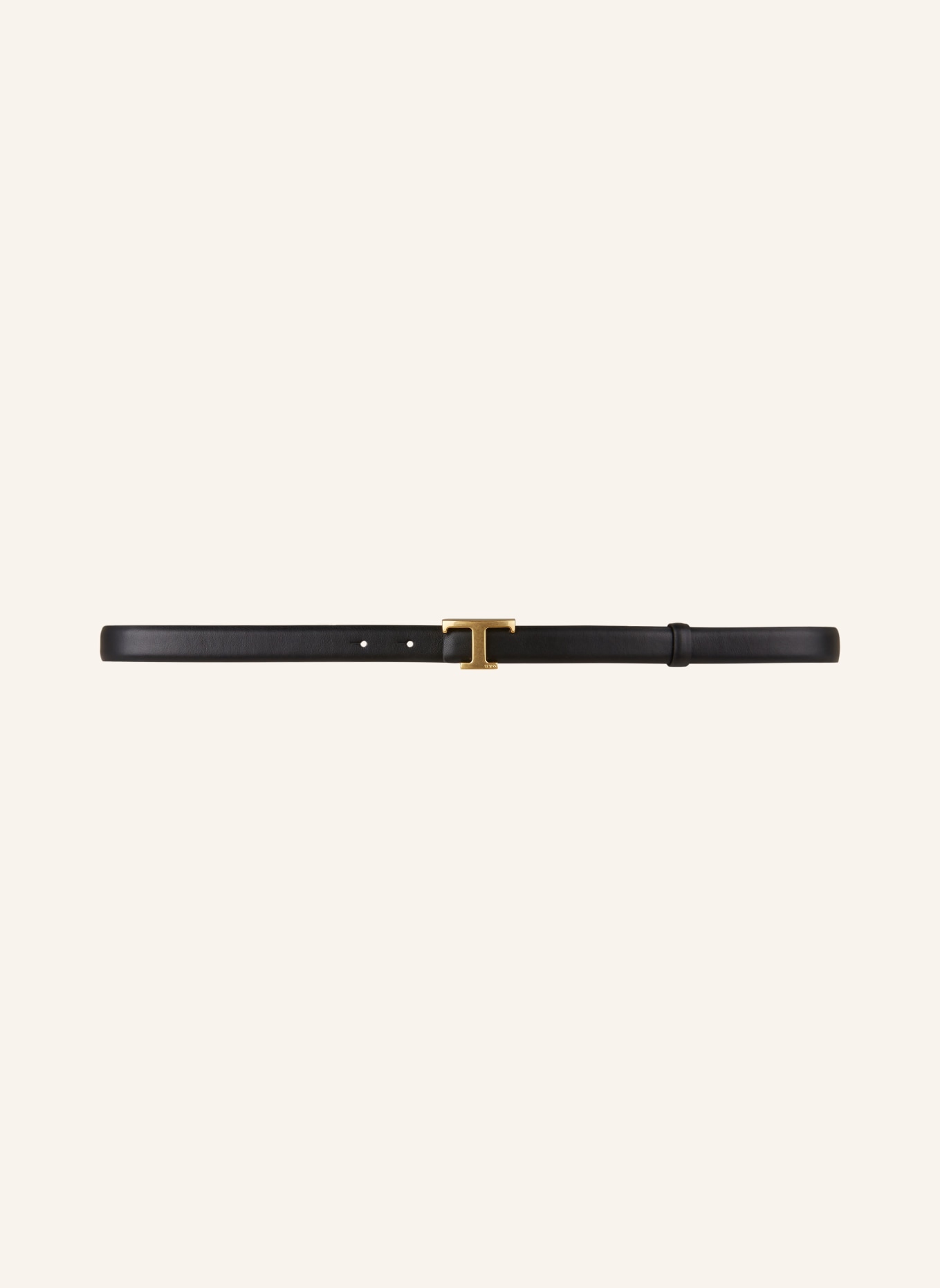 TOD'S Reversible leather belt, Color: BLACK/ OLIVE (Image 2)