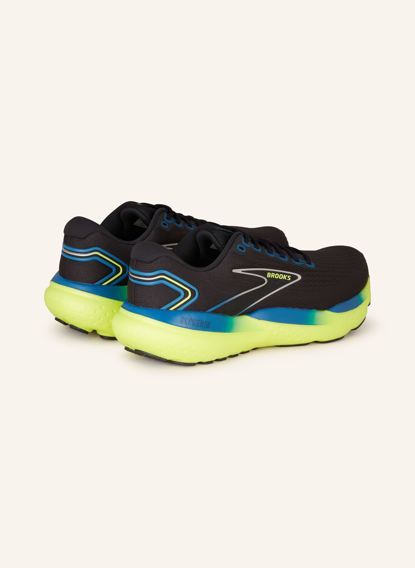 BROOKS Running shoes CLYCERIN 21, Color: BLACK/ BLUE/ NEON YELLOW (Image 2)