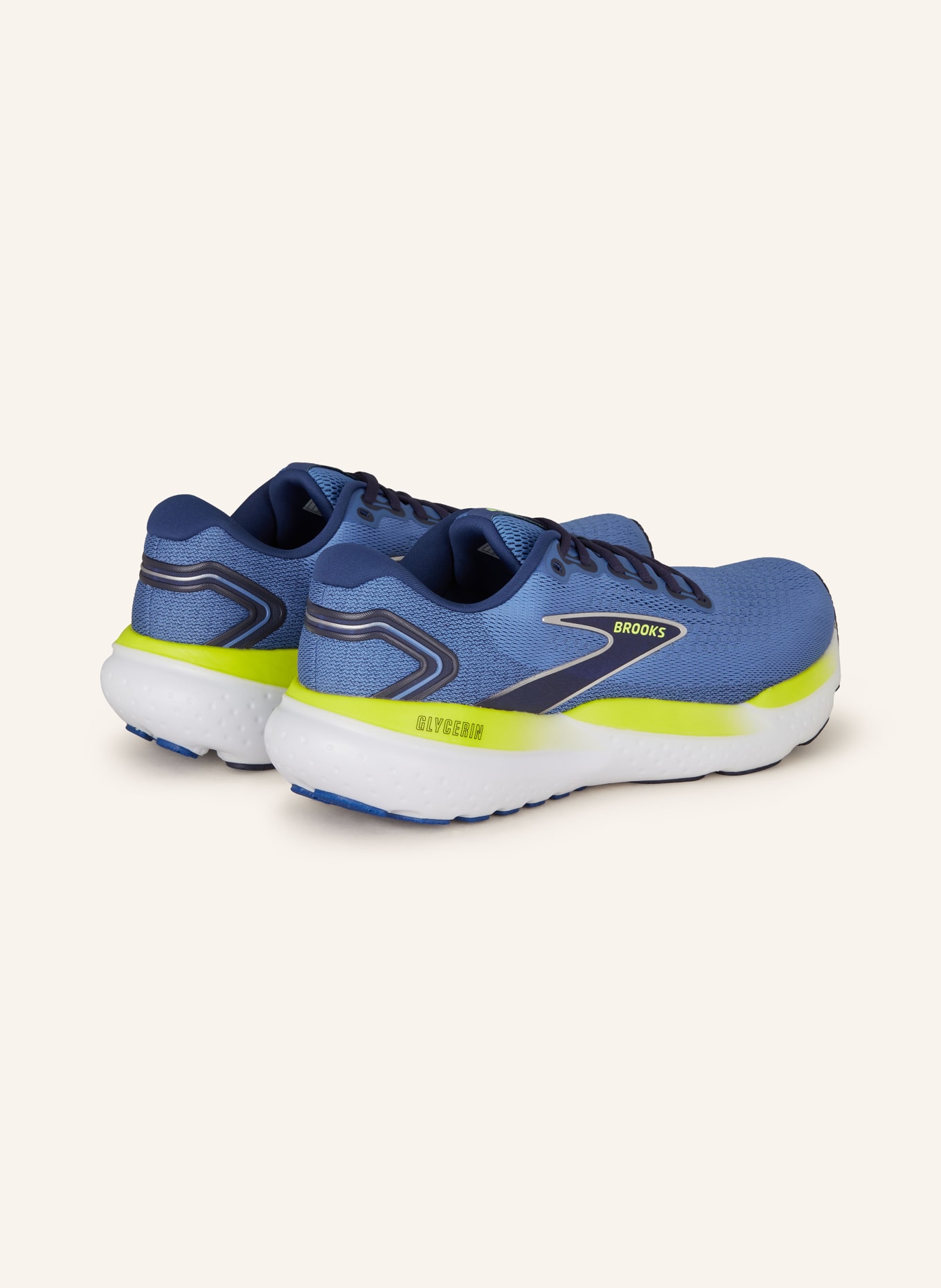 BROOKS Running shoes CLYCERIN 21, Color: BLUE/ NEON YELLOW (Image 2)