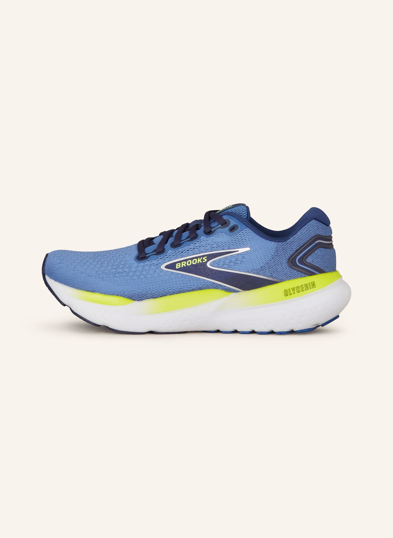 BROOKS Running shoes CLYCERIN 21, Color: BLUE/ NEON YELLOW (Image 4)