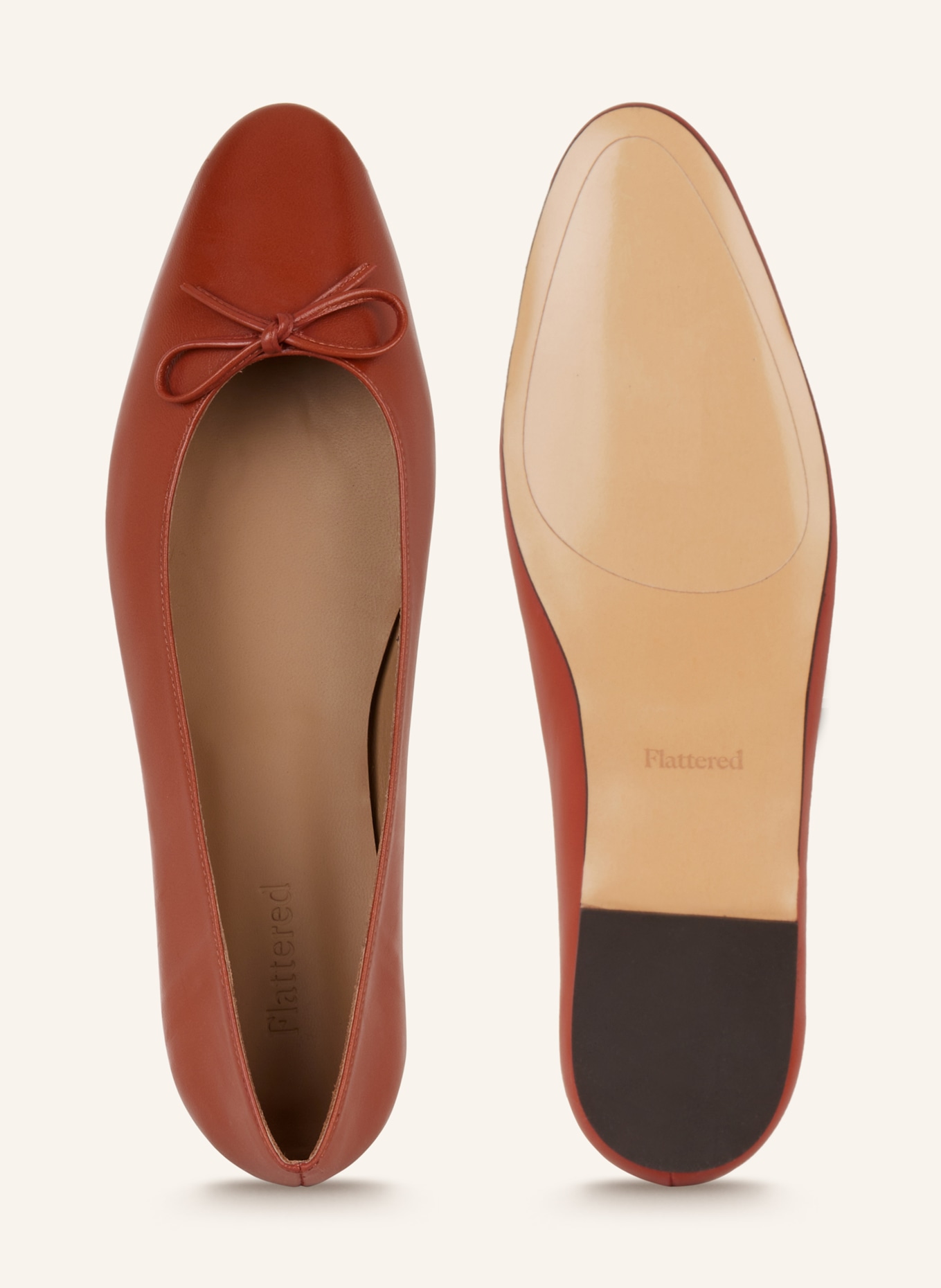 Flattered Ballet flats BODIL, Color: COGNAC (Image 5)