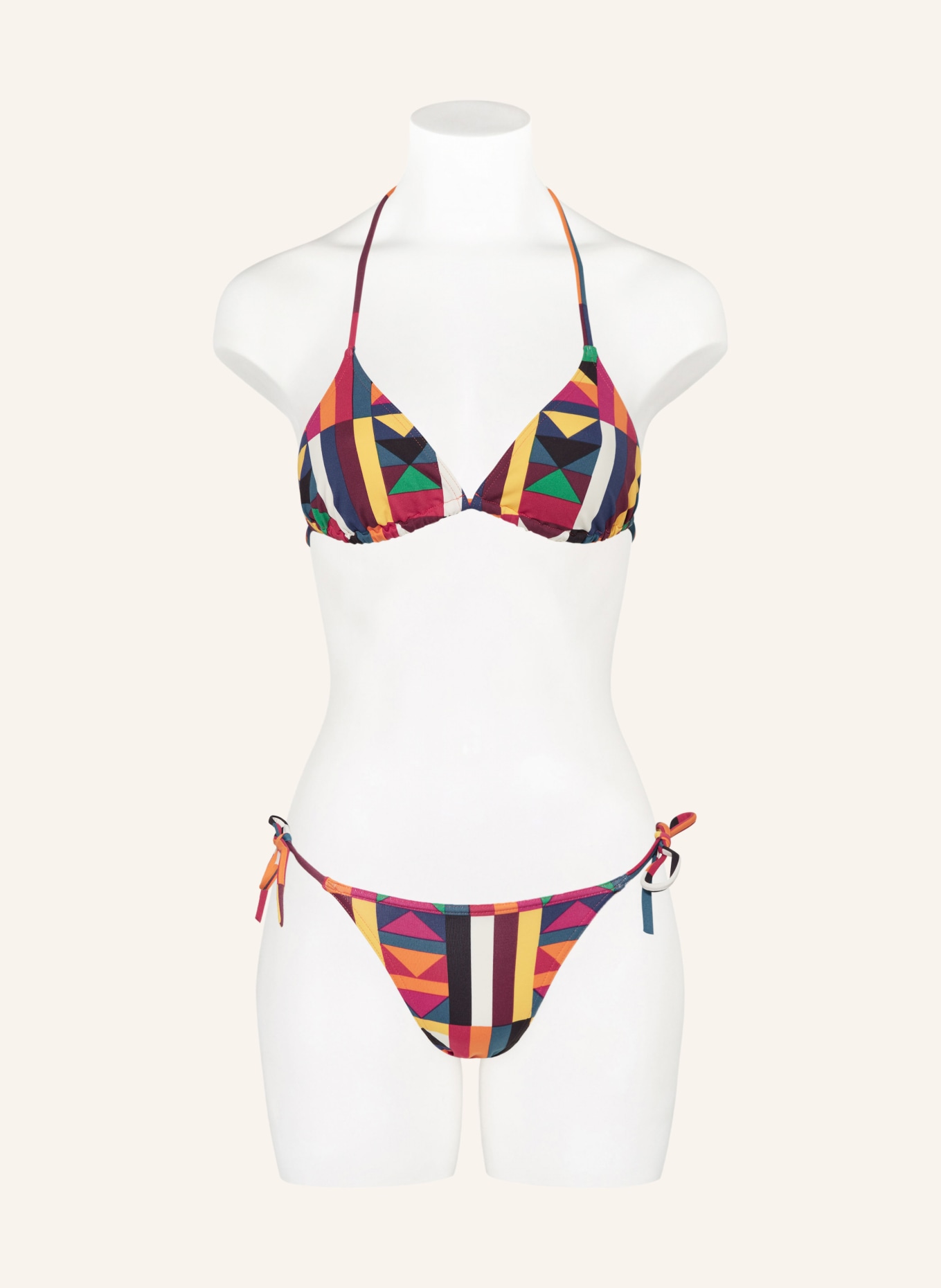 ERES Triangel bikinitop SPACE: FUCHSIA / ORANJE / GEEL