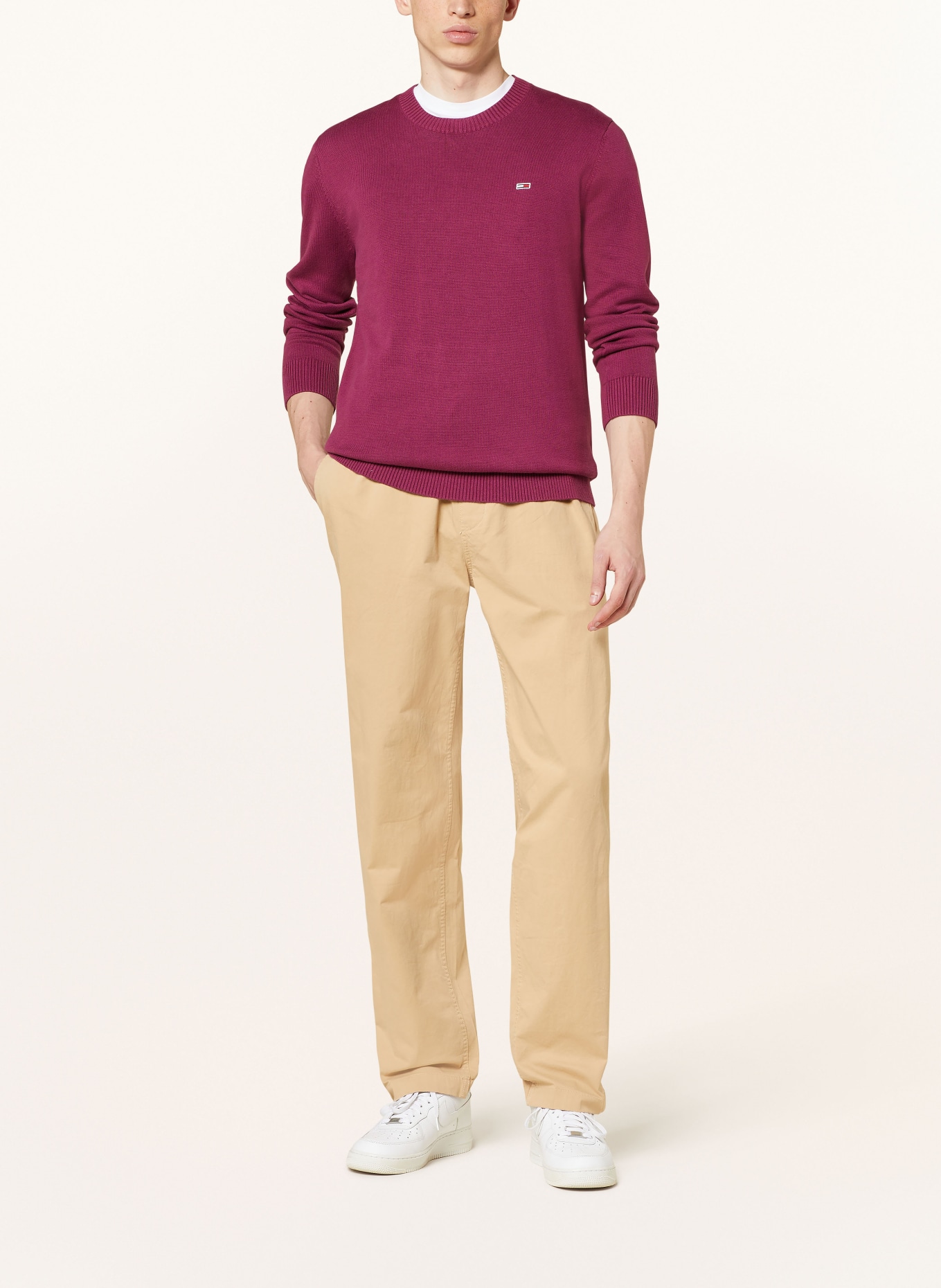 TOMMY JEANS Svetr: FUCHSIOVÁ