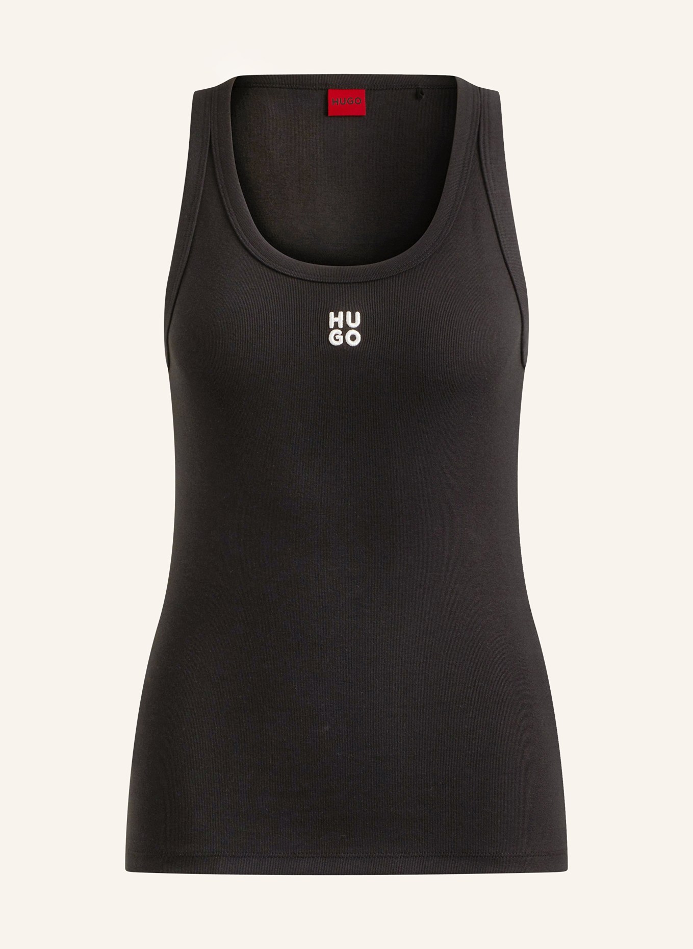 HUGO Tank top DATAMIA, Color: BLACK (Image 1)