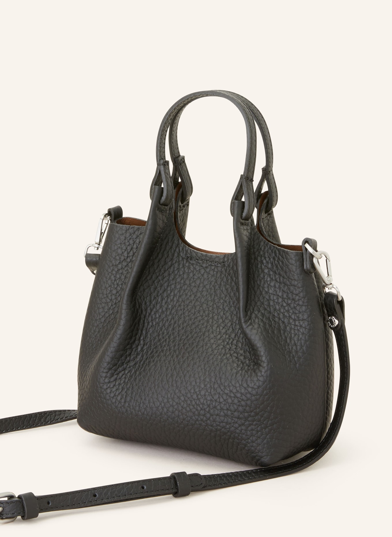GIANNI CHIARINI Handtasche DUA MINI: SCHWARZ