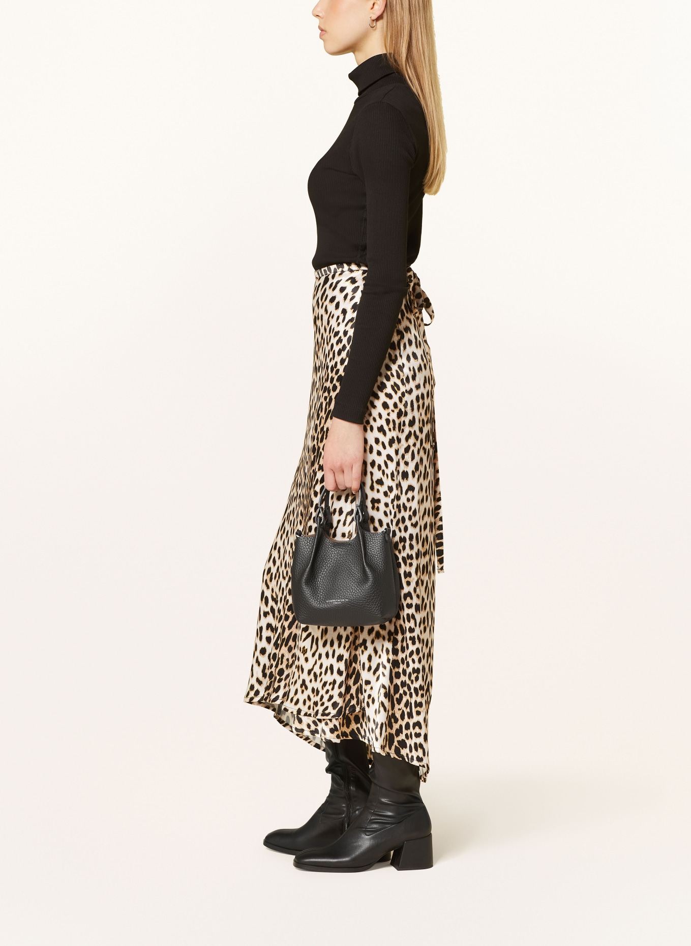 GIANNI CHIARINI Handtasche DUA MINI: SCHWARZ