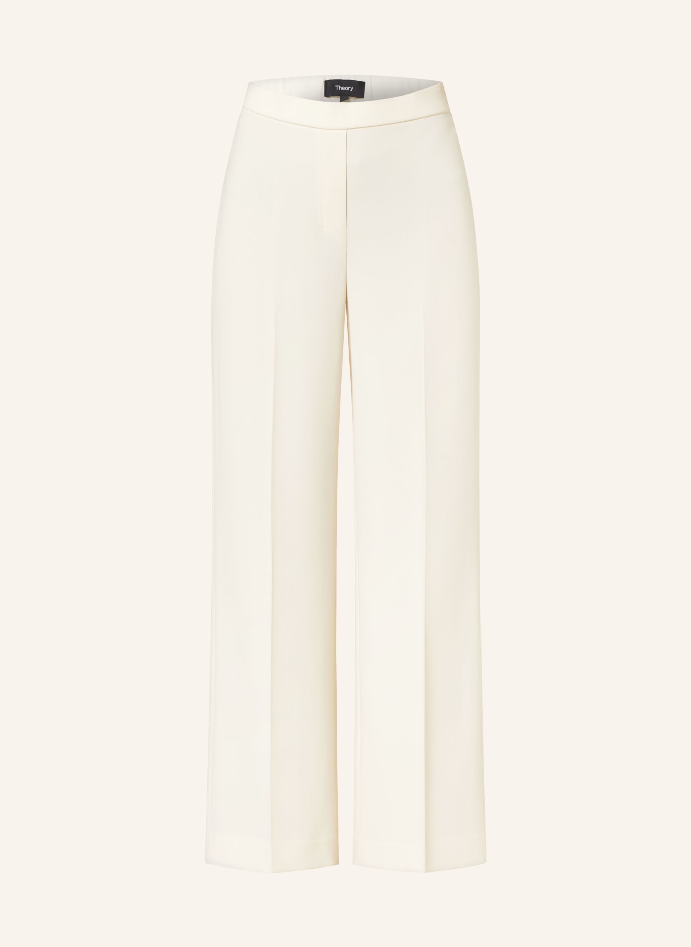 Theory Trousers, Color: ECRU (Image 1)