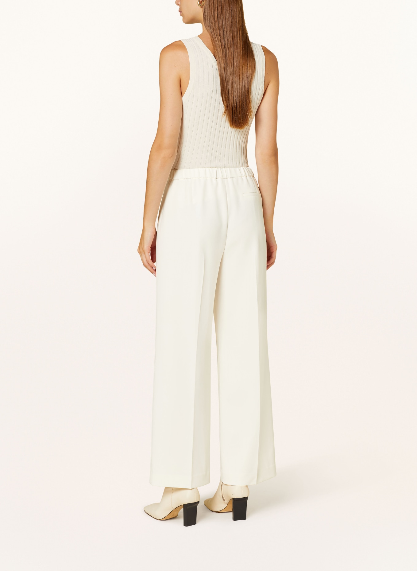 Theory Trousers, Color: ECRU (Image 3)