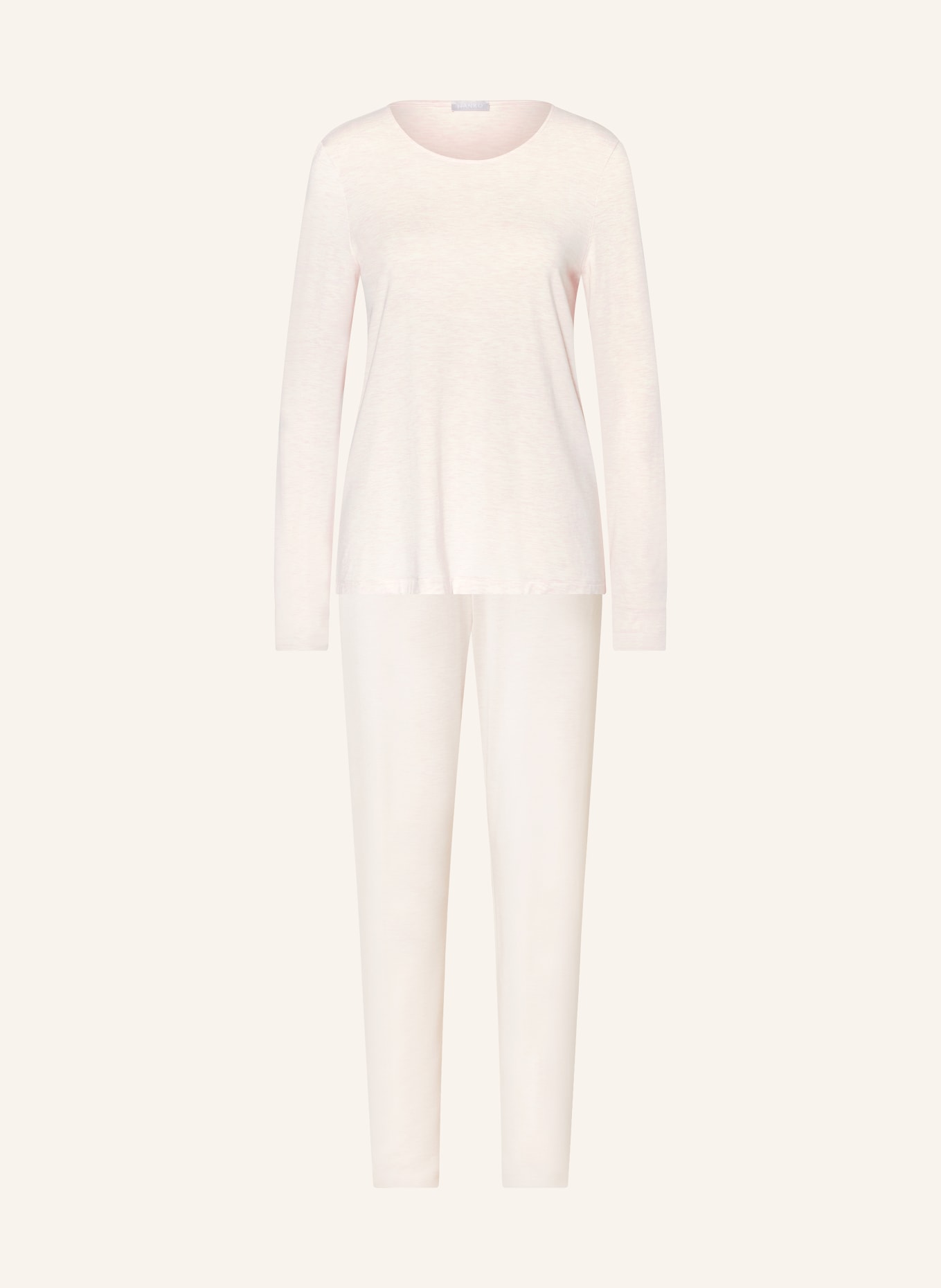 HANRO Schlafanzug NATURAL ELEGANCE: HELLROSA