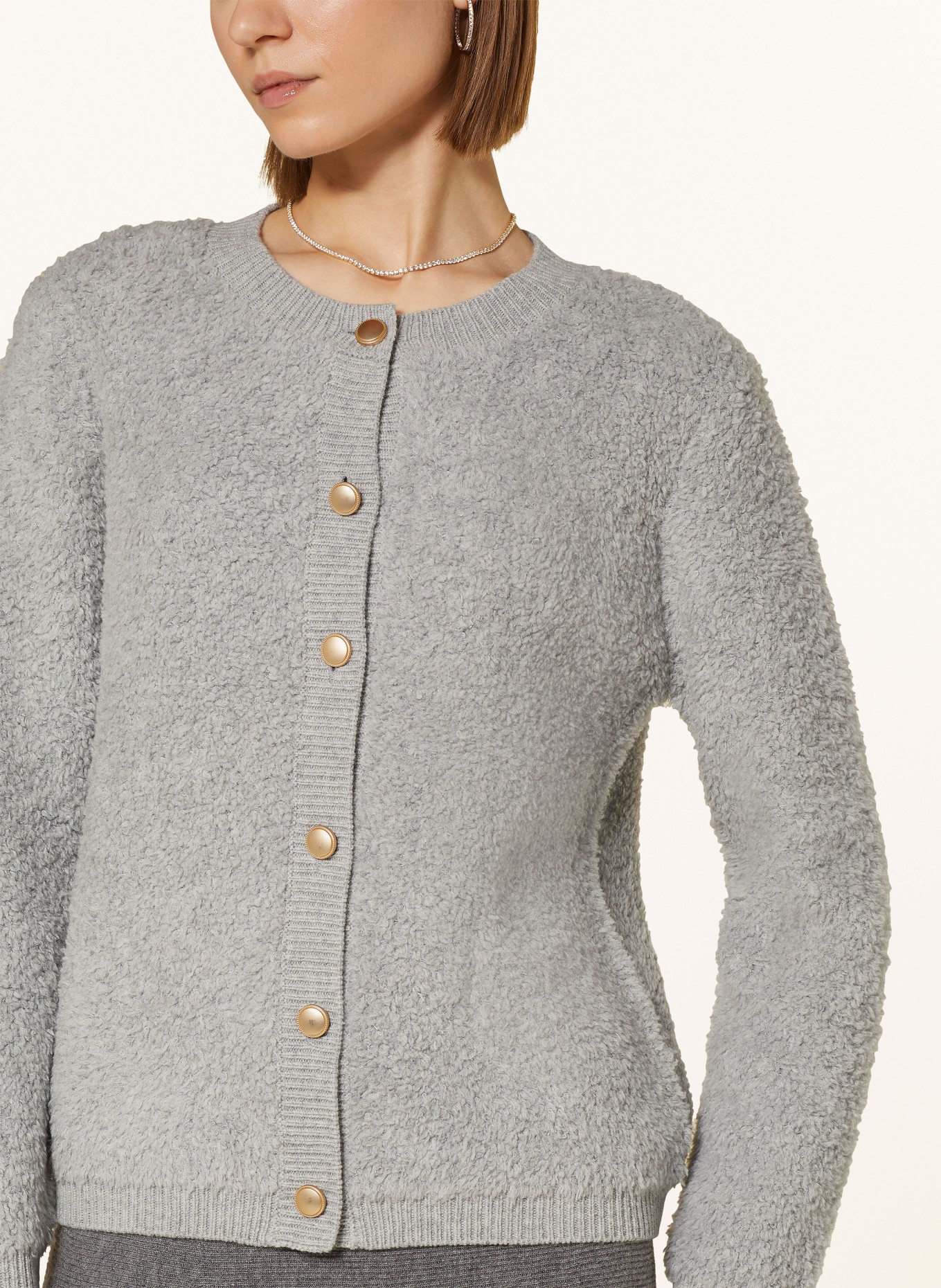 lilienfels Cardigan, Color: LIGHT GRAY (Image 4)