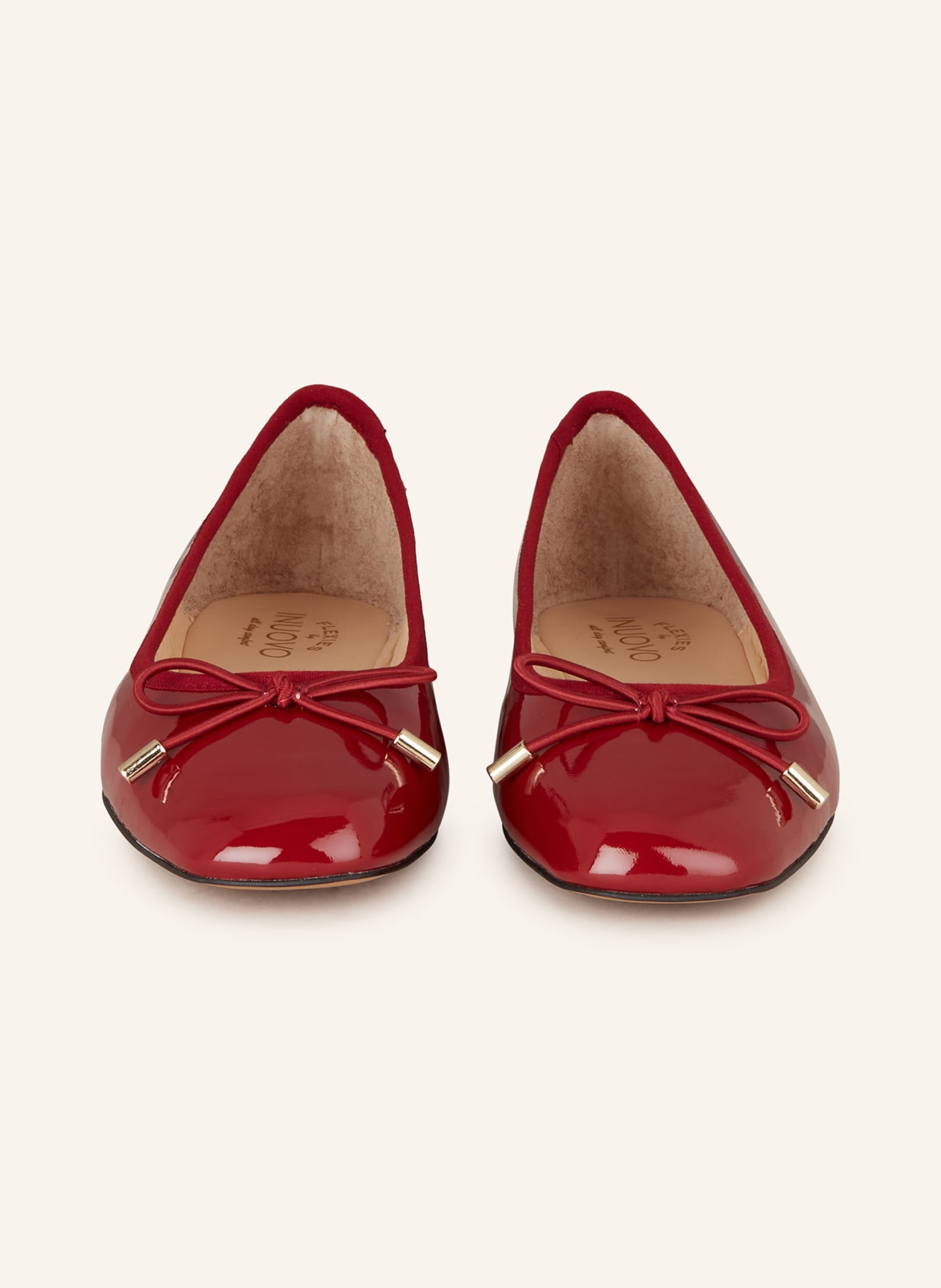 INUOVO Ballet flats, Color: DARK RED (Image 3)