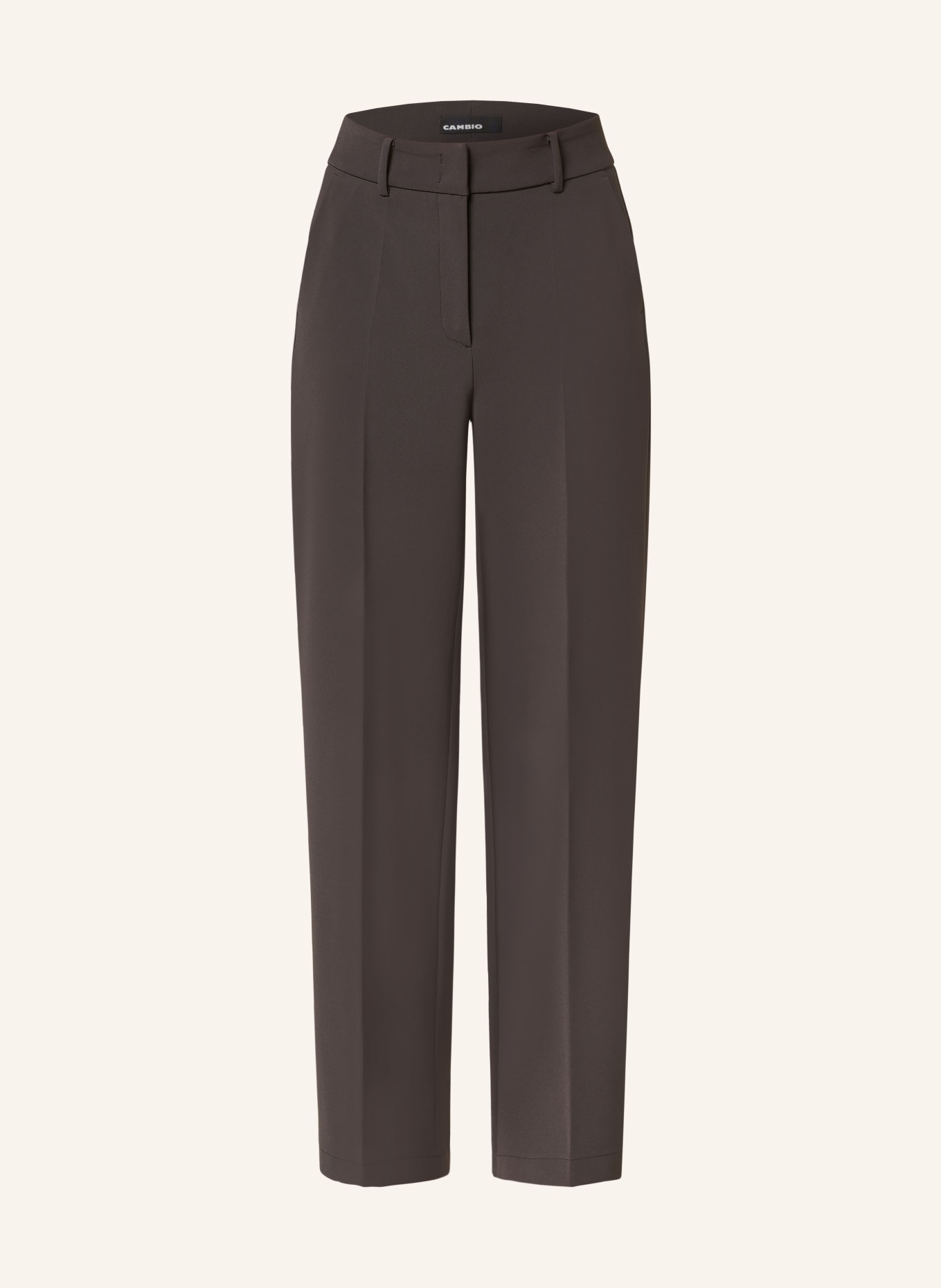 CAMBIO Wide leg trousers AMELIE, Color: DARK BROWN (Image 1)