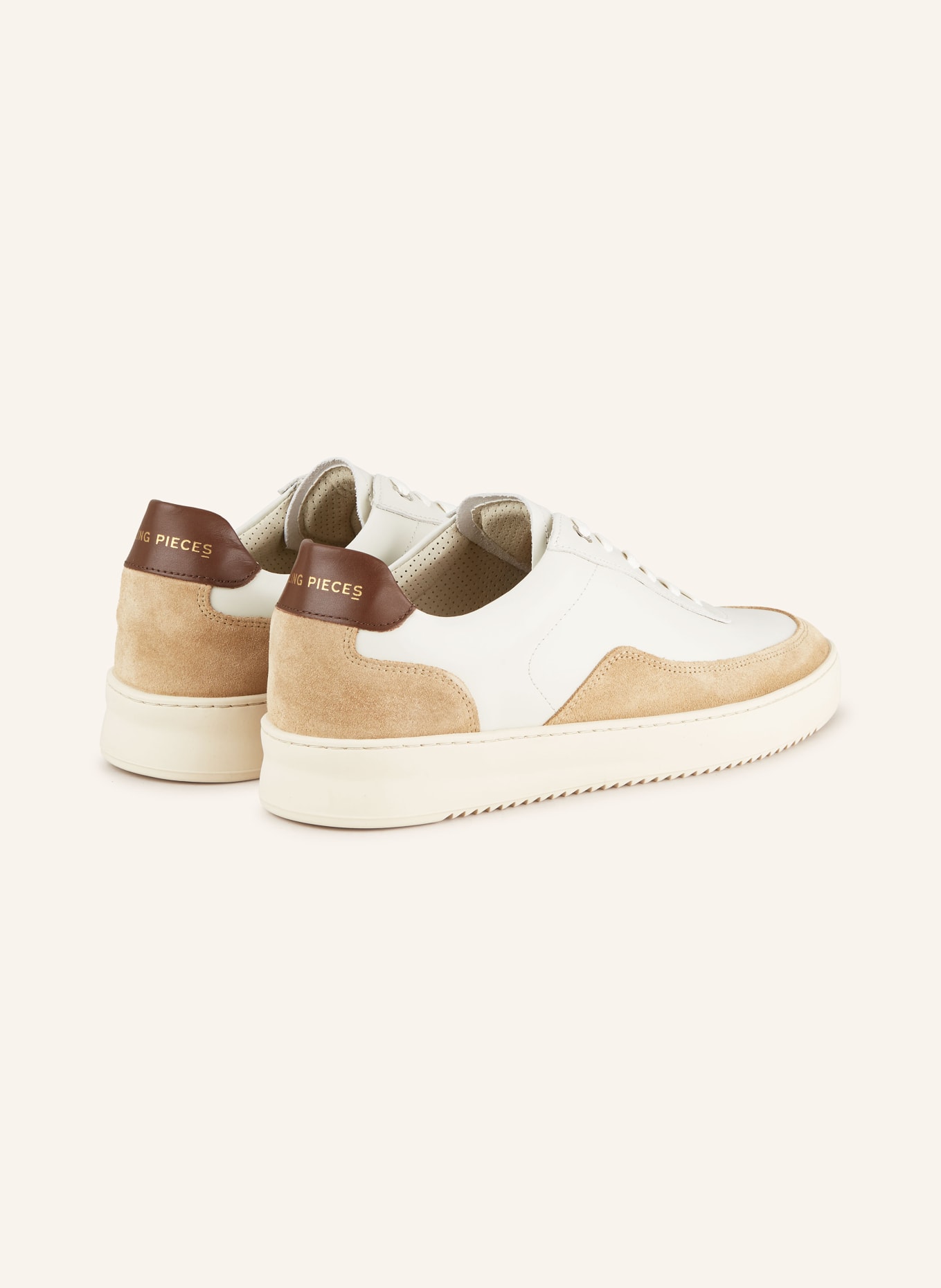 FILLING PIECES Sneaker MONDO SQUASH, Farbe: HELLGRAU/ CAMEL/ DUNKELBRAUN (Bild 2)