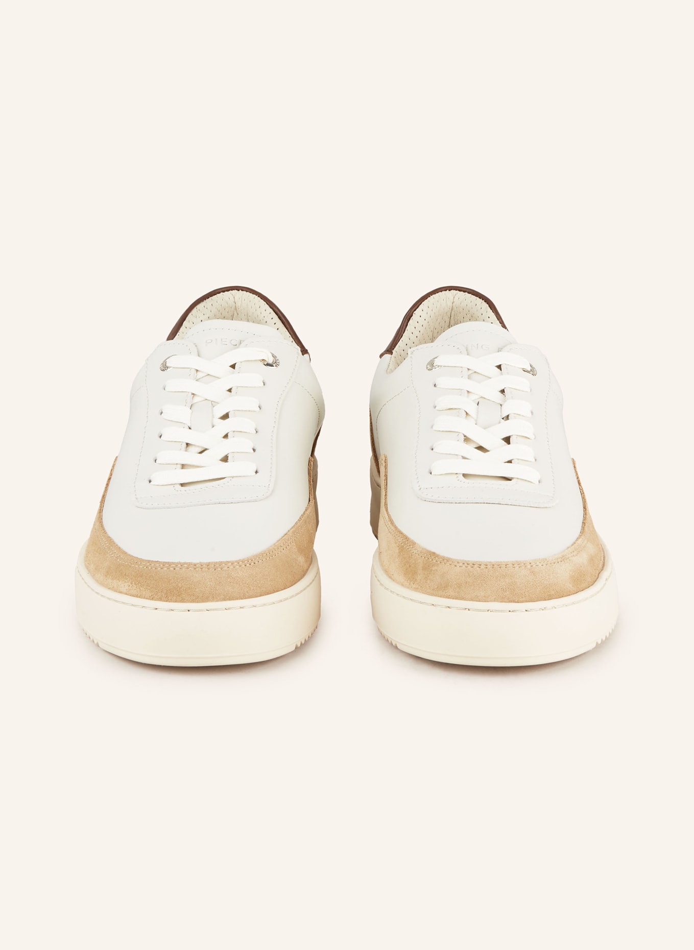 FILLING PIECES Sneakers MONDO SQUASH, Color: LIGHT GRAY/ CAMEL/ DARK BROWN (Image 3)