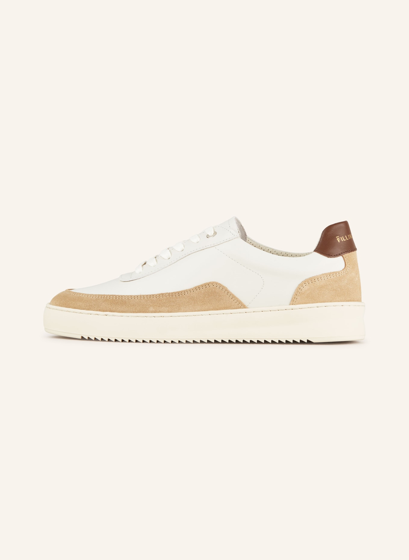 FILLING PIECES Sneaker MONDO SQUASH, Farbe: HELLGRAU/ CAMEL/ DUNKELBRAUN (Bild 4)