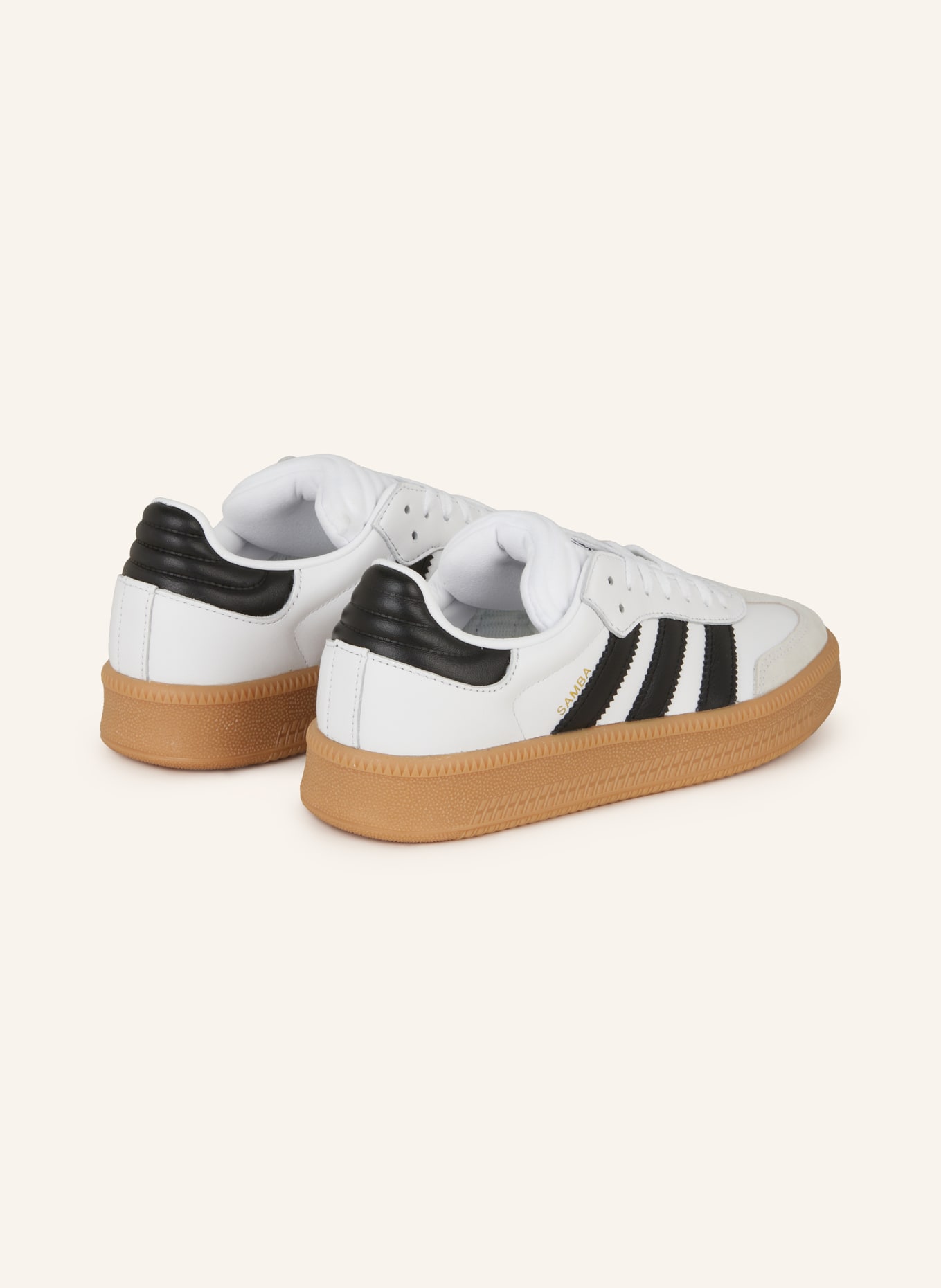 adidas Originals Sneakers SAMBA XLG, Color: WHITE/ BLACK/ CAMEL (Image 2)