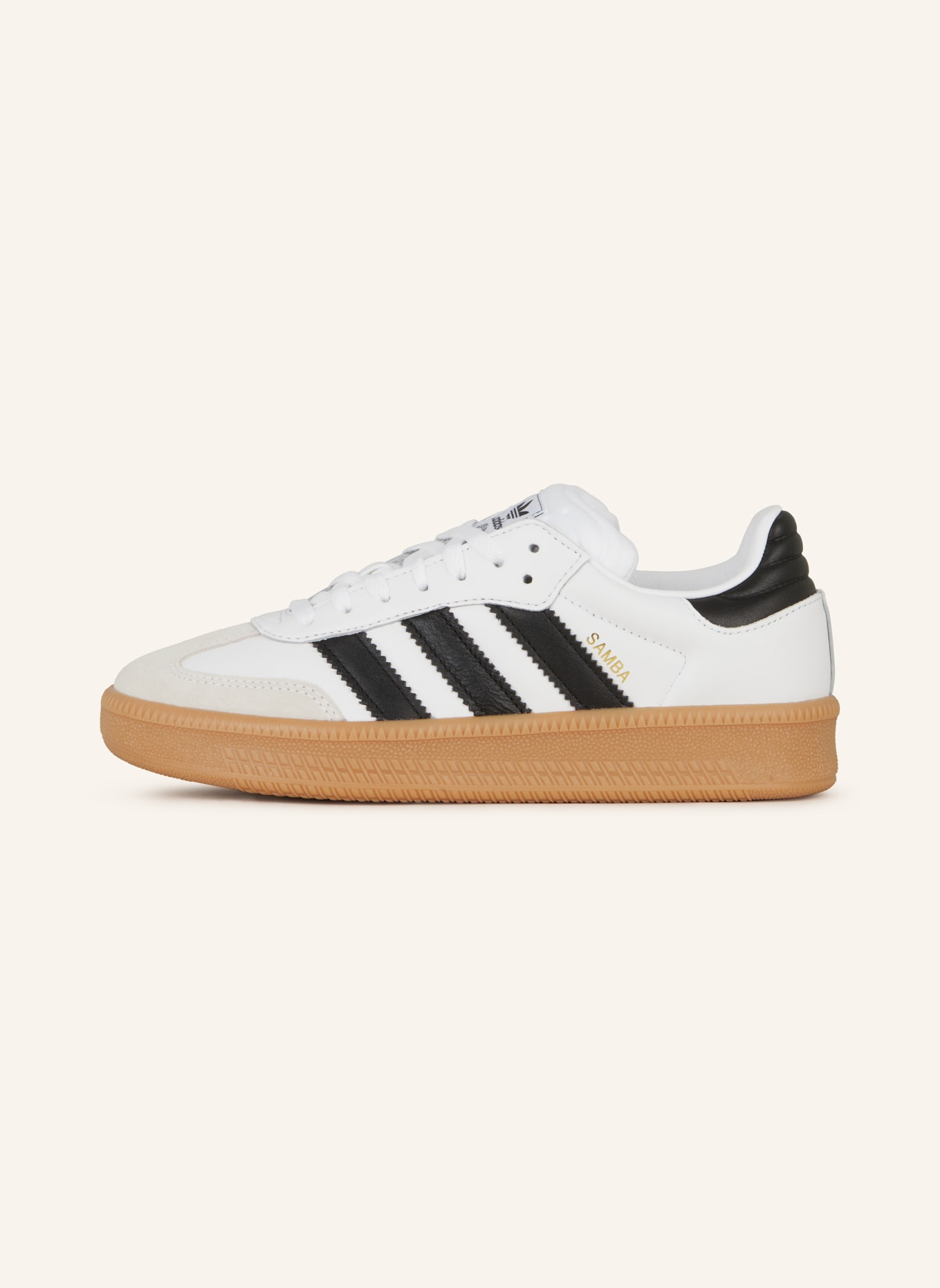 adidas Originals Sneakers SAMBA XLG, Color: WHITE/ BLACK/ CAMEL (Image 4)