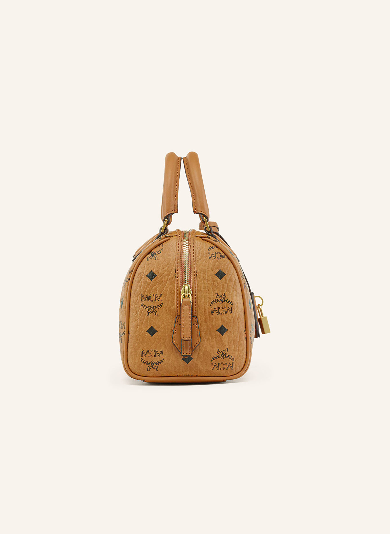 MCM Handtasche ELLA BOSTON VISETOS, Farbe: COGNAC (Bild 3)