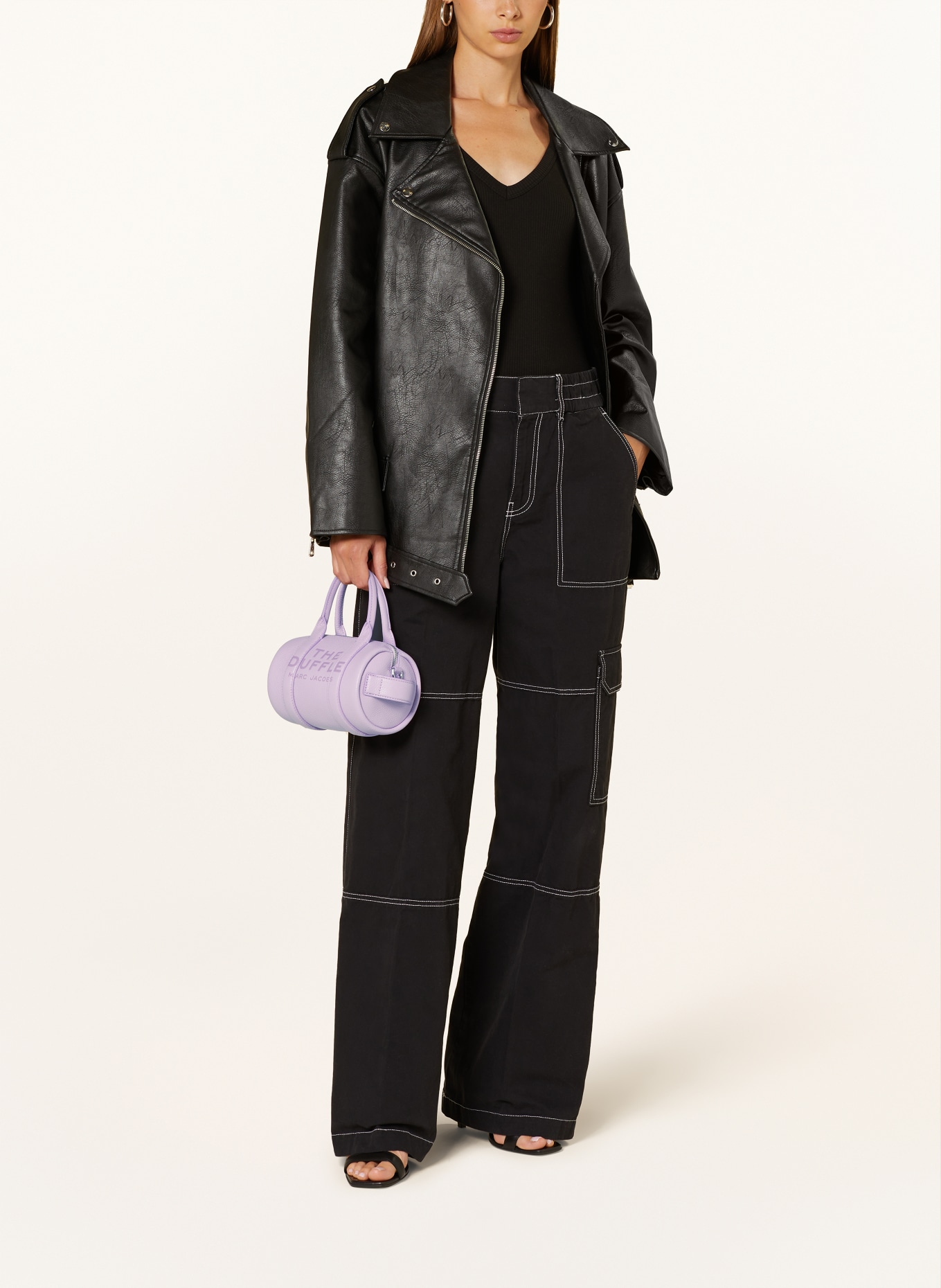 MARC JACOBS Crossbody bag THE MINI DUFFLE, Color: LIGHT PURPLE (Image 5)