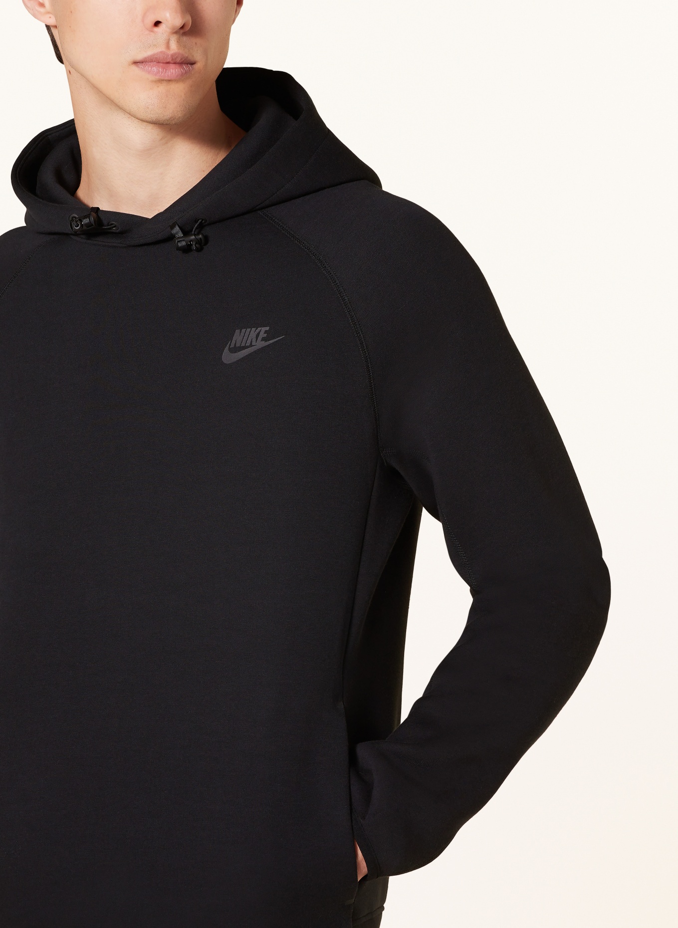 Black nike fleece jacket deals