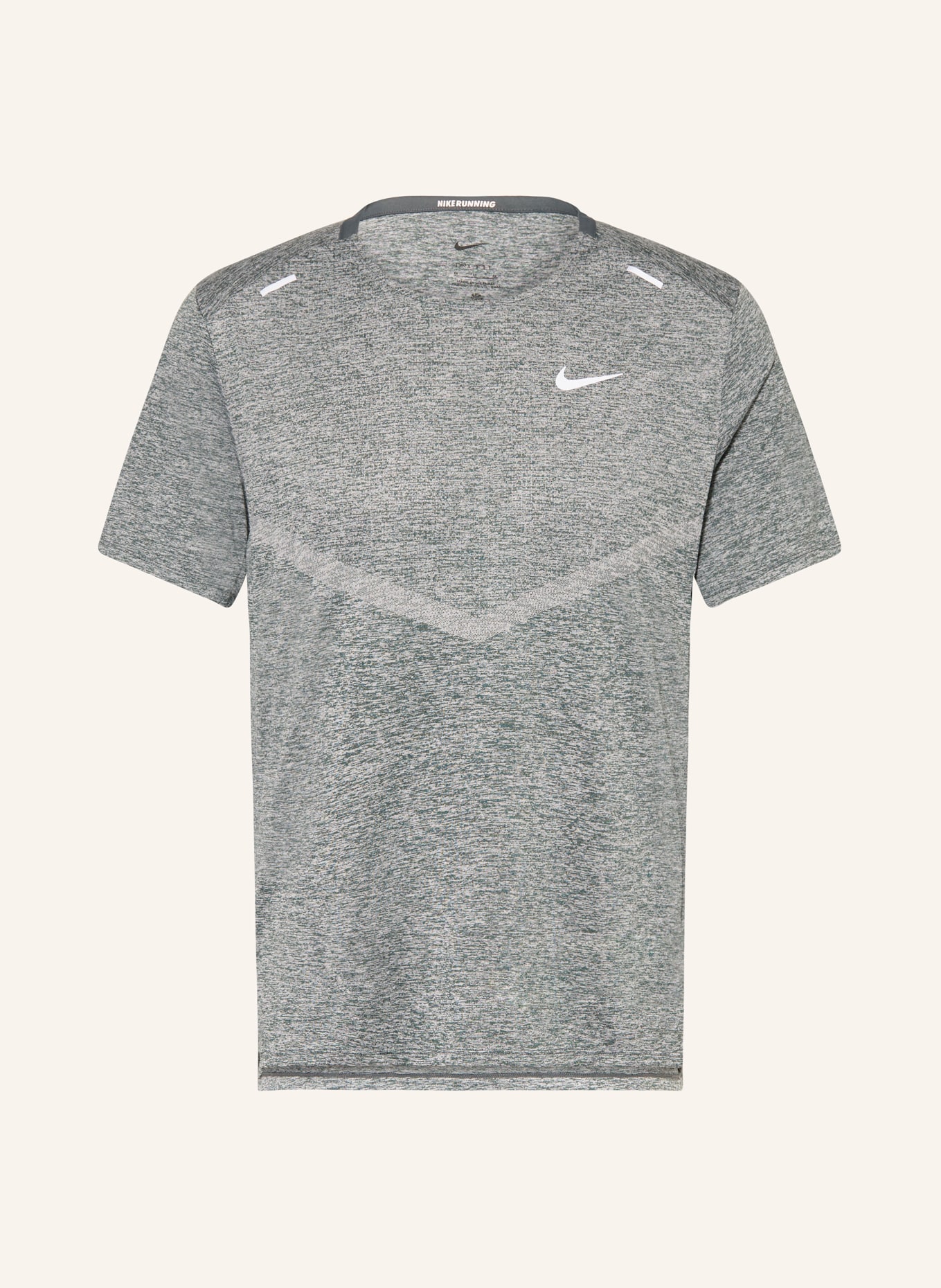 Nike Laufshirt RISE 365, Farbe: GRÜN/ MINT (Bild 1)