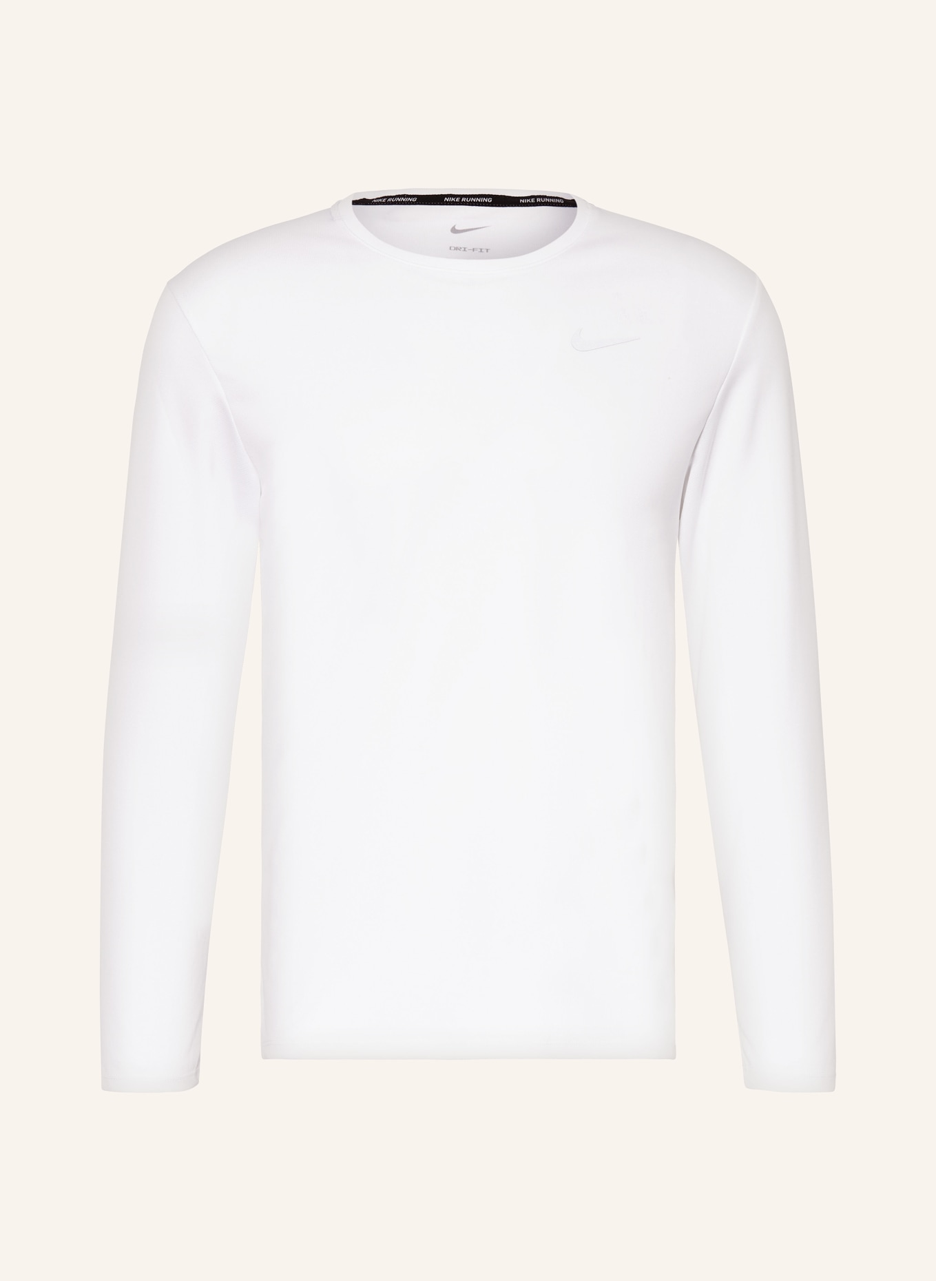 Nike white running shirt discount