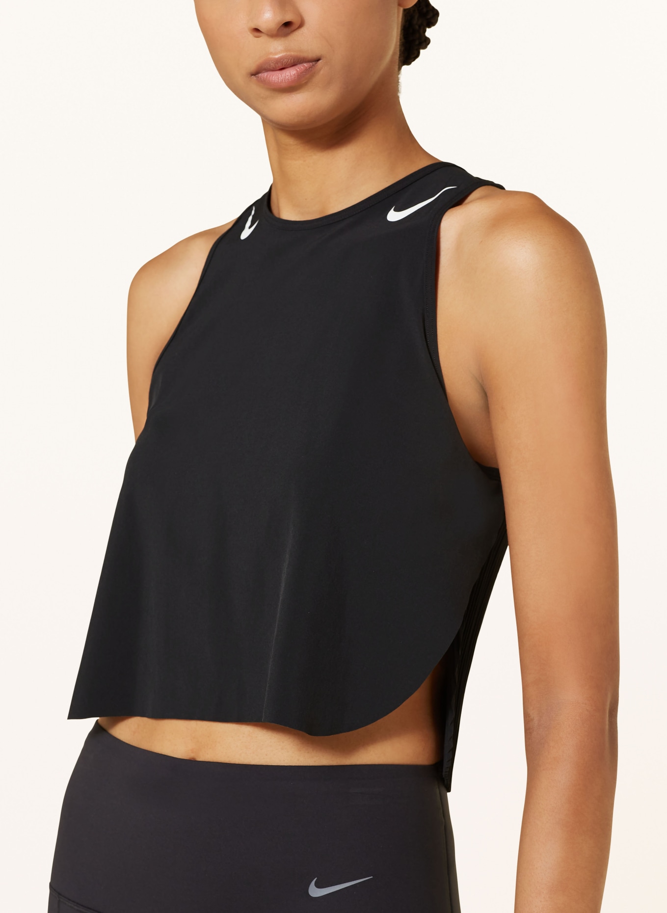 Nike crop running top clearance