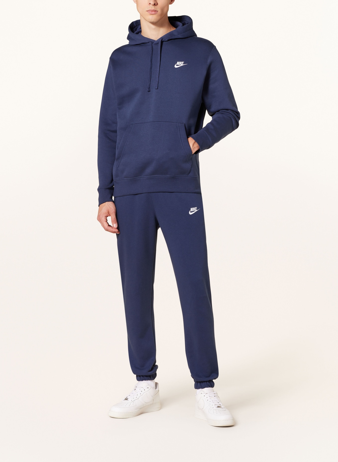 Nike Bluza z kapturem: GRANATOWY